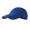 Cap unisex contrast 100% cotton - 306 - royal blue