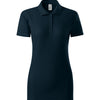 Morganite -Polo Shirt women's 65% cottong 35% polyester - P22 - Navy blue
