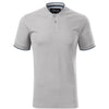Polo shirt men's 100% cotton (bomber collar) LPF - 273 - Silver