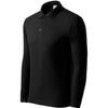 Classic Polo shirt men's - long sleeve - 221 - Black