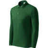 Classic Polo shirt men's - long sleeve - 221 - bottle green