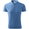 Classic Polo shirt men's (Cotton, Polyester) - 203 - sky blue