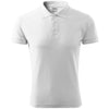 Classic Polo shirt men's (Cotton, Polyester) FREE - F03 - White