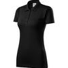 CLASSIC Polo shirt women's cotton - 223 - Black