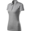 CLASSIC Polo shirt women's cotton - 223 - Gray