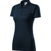 CLASSIC Polo shirt women's cotton - 223 - Navy blue