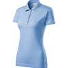 CLASSIC Polo shirt women's cotton - 223 - sky blue