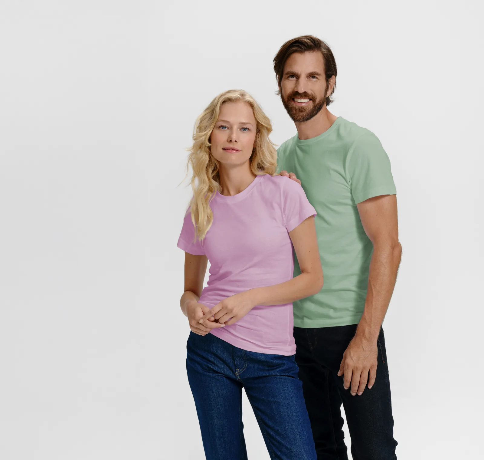 Atlas Horizon - T-shirt men's 100% cotton - 129 — fit and styling photograph 2