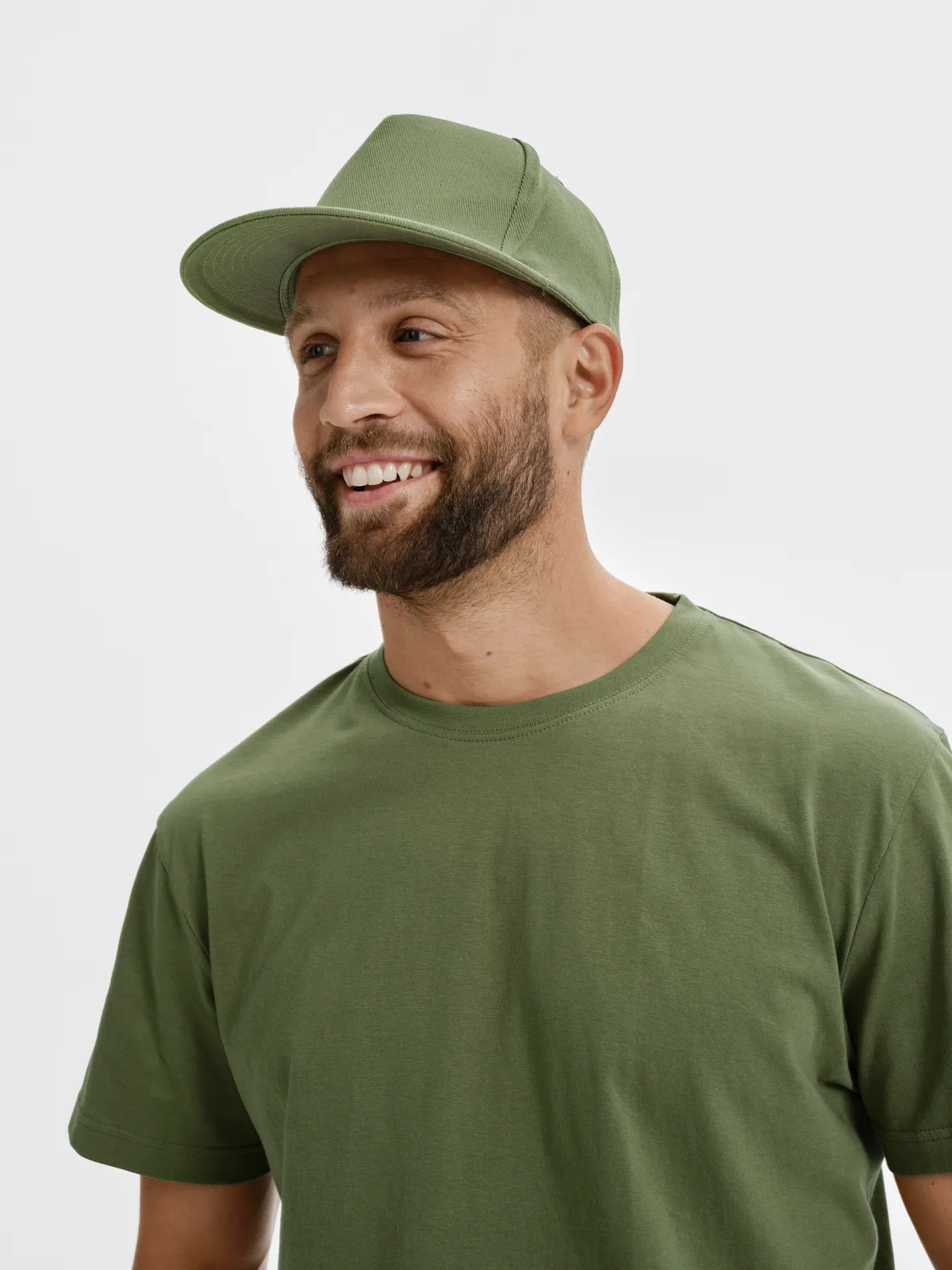 Cap unisex rap 100% cotton - 301 — fit and styling photograph 1