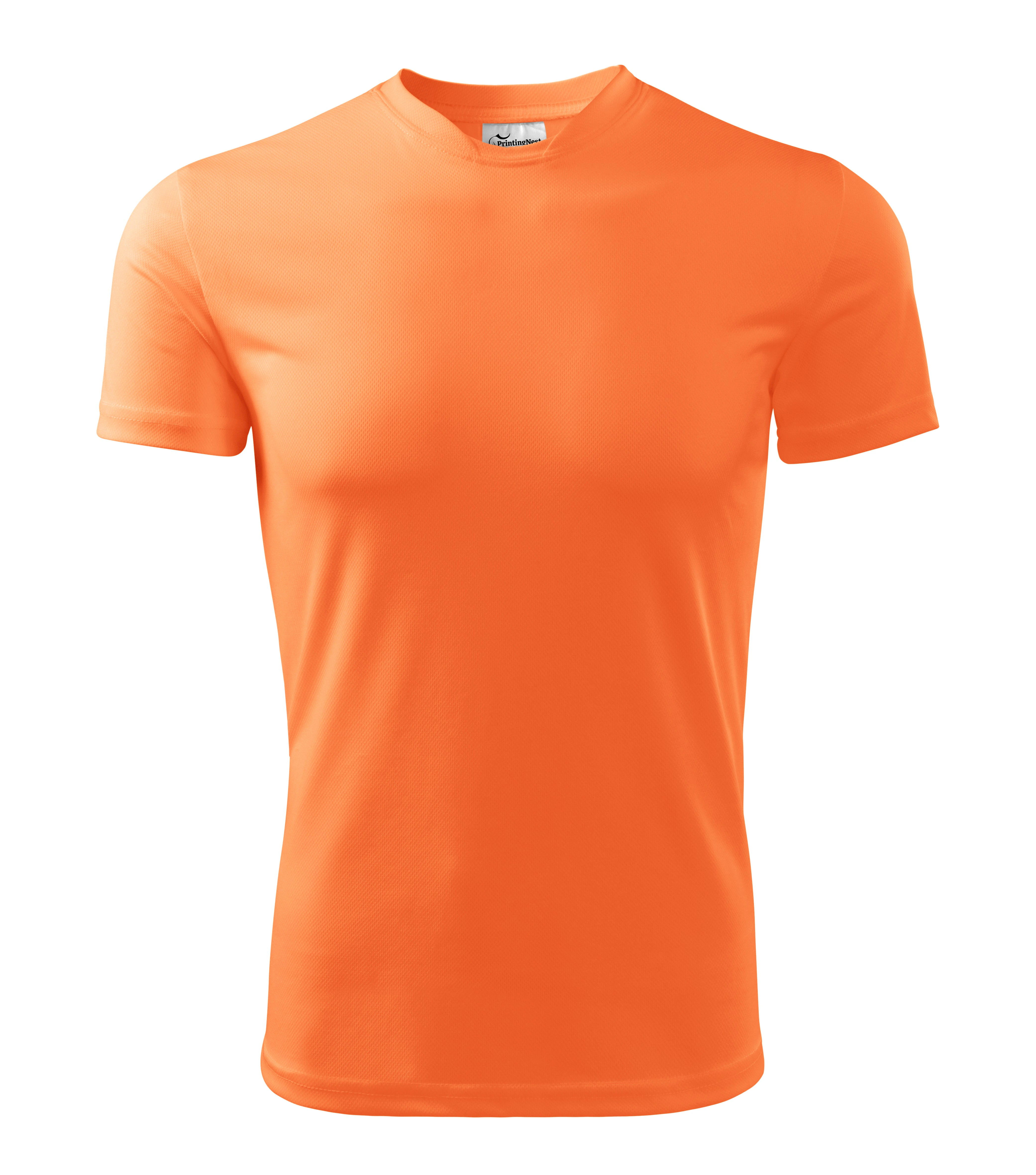 Hunter Drift - Maglietta da uomo 100% poliestere - 124, mandarino fluorescente, taglia S