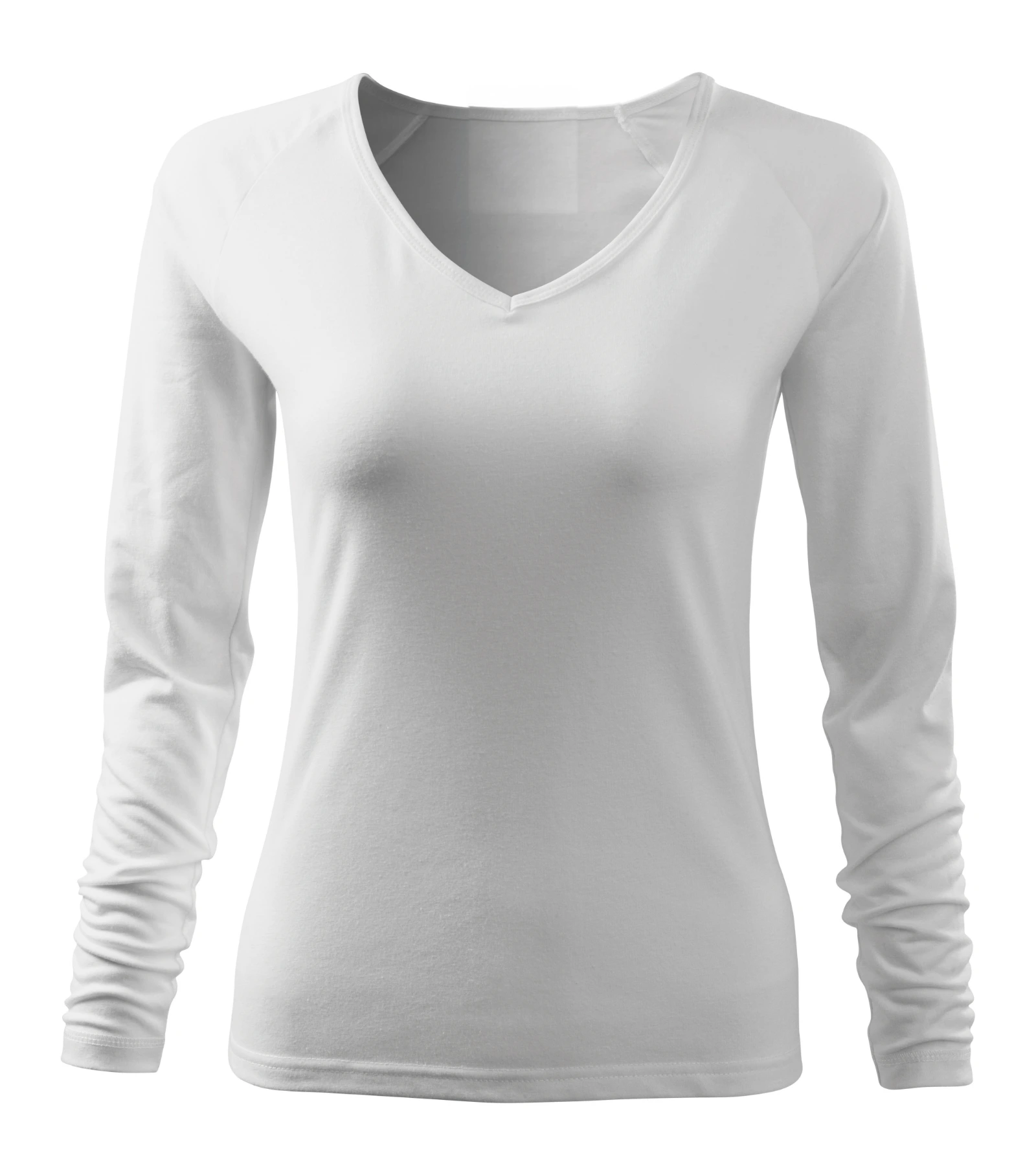 Vela Wave - T-shirt women's 95% cotton, 5% elastane - 127, white, size 3XL