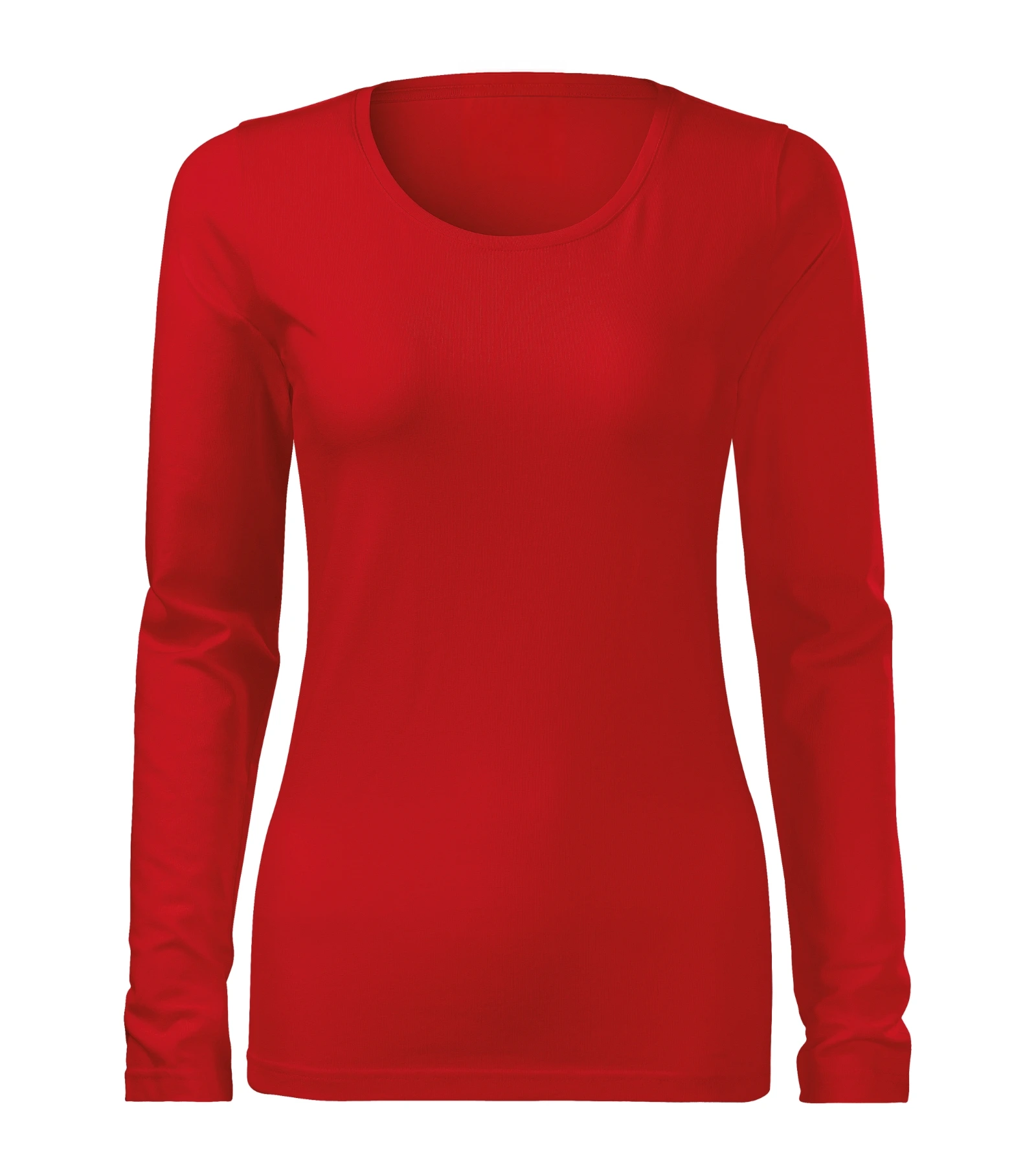 Vela Route - T-shirt women's 95% cotton, 5% elastane - 139, red, size XS