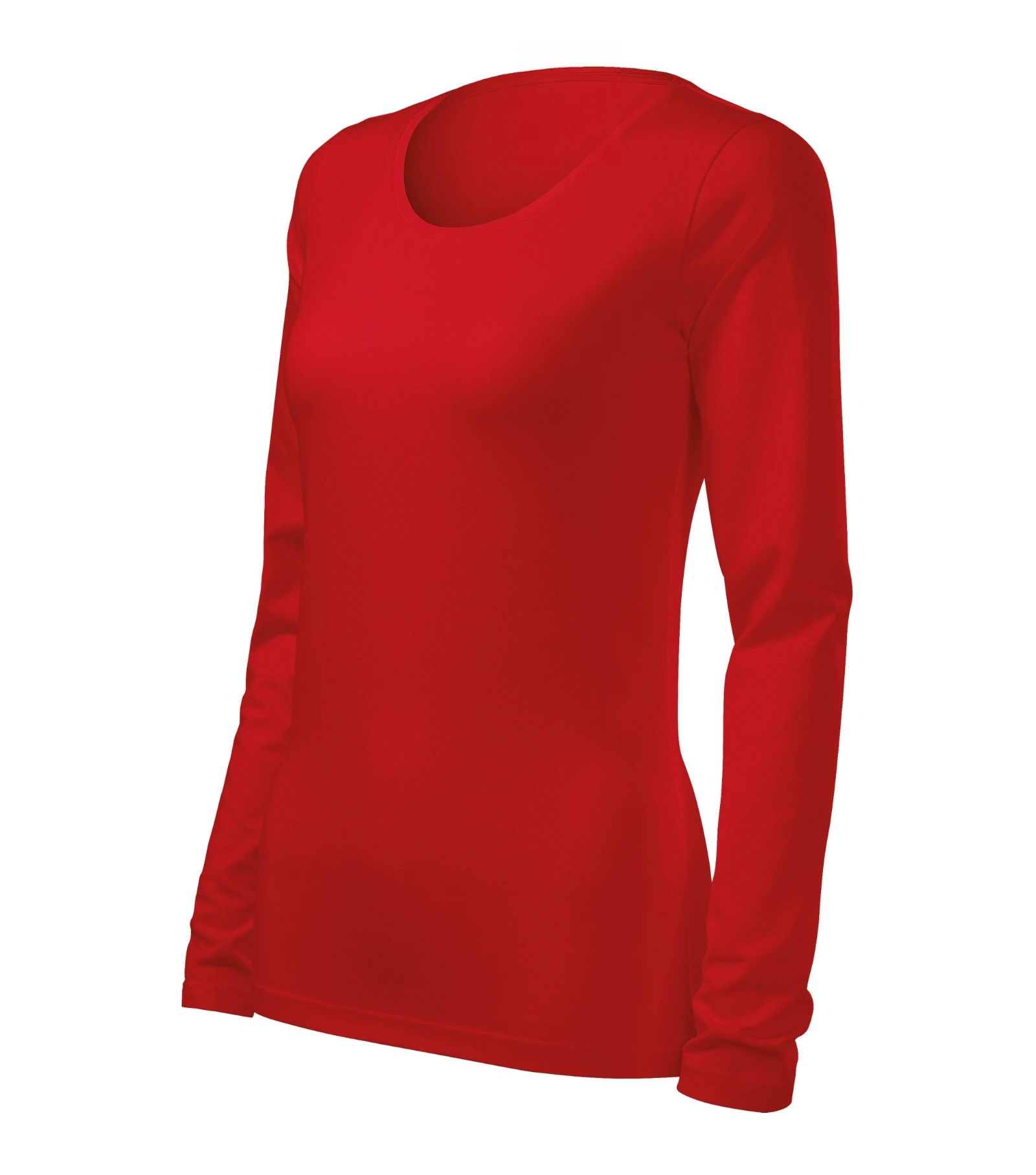 Vela Route - T-shirt women's 95% cotton, 5% elastane - 139, red, size XS