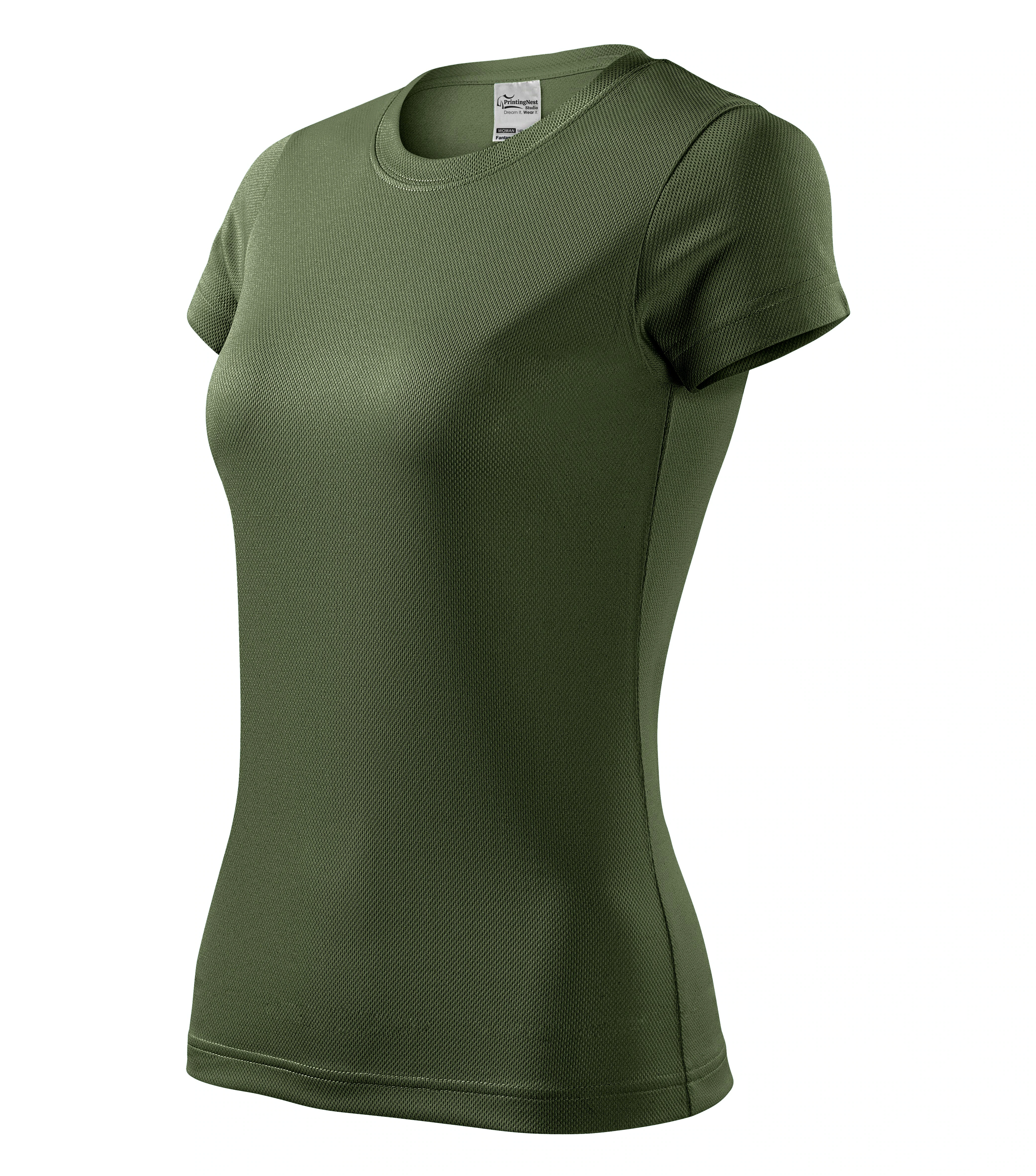 Vital Ease -T-shirt women's 100% polyester - 140, military, size S