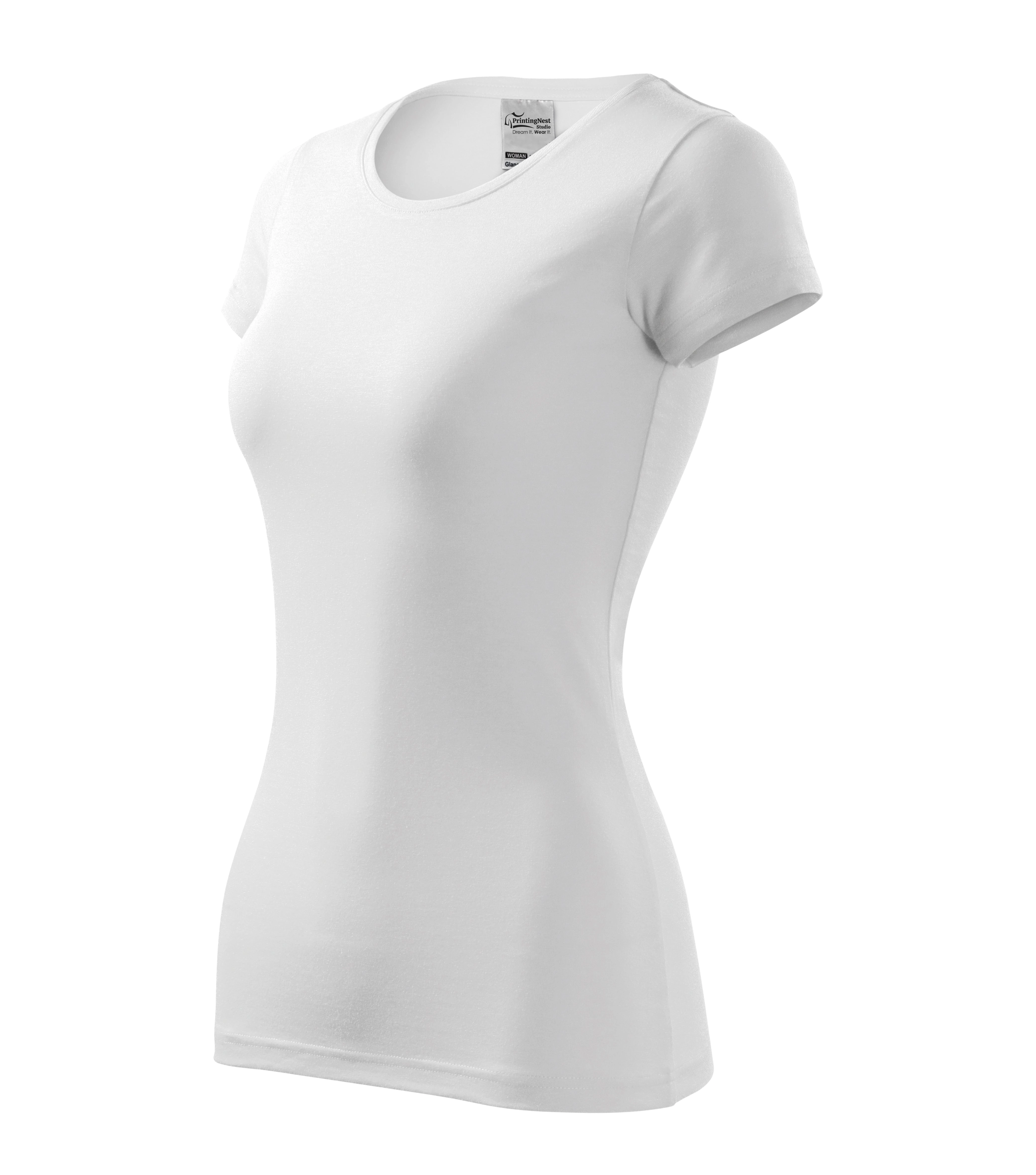 Cloudline - T-shirt women's 95% cotton 5% elastane - 141, white, size XS