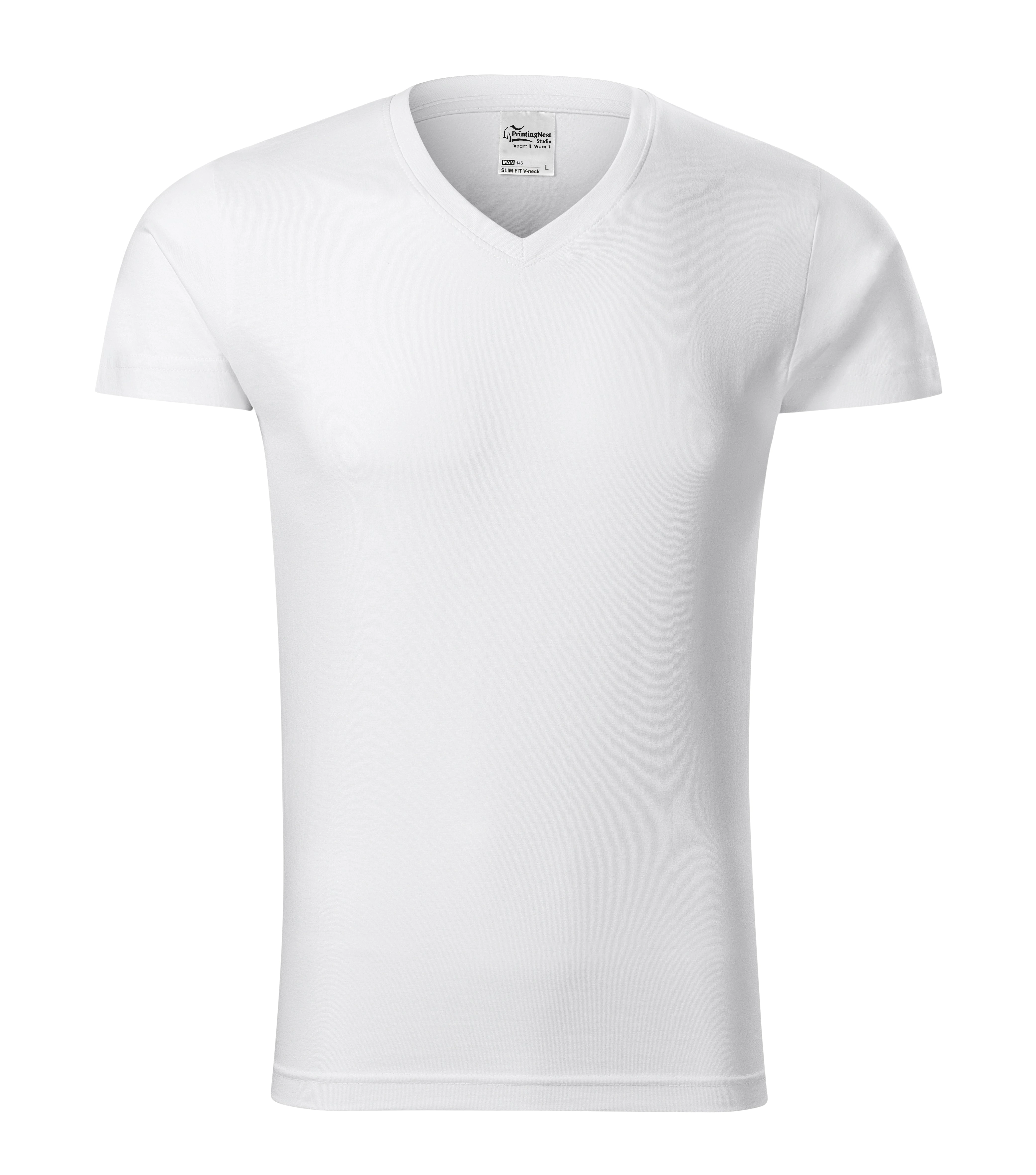 Flint Horizon - Maglietta da uomo 100% cotone - 146, bianco, taglia S