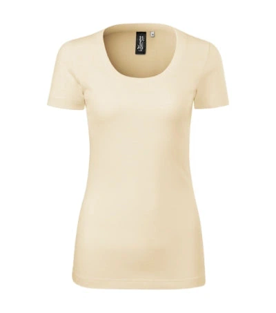 Nova Loom - T-shirt women's 100% MERINO wool - 158, almond, size XS