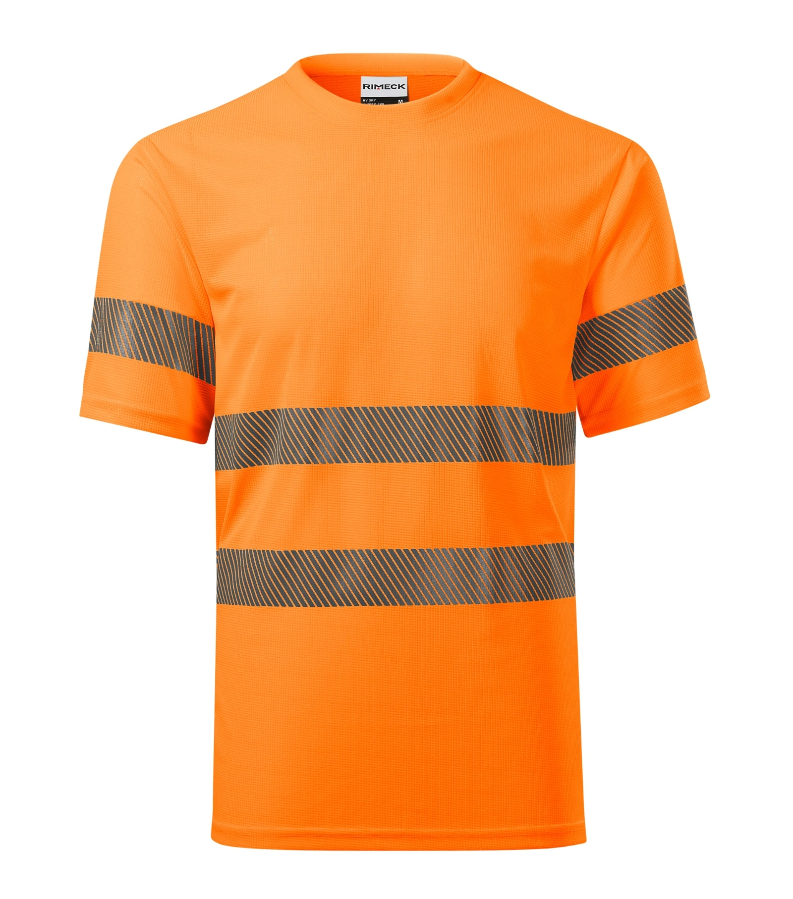 Grove Field - T-shirt unisex 100% polyester segmented retroreflective bands - 1V8, fluorescent orange, size S