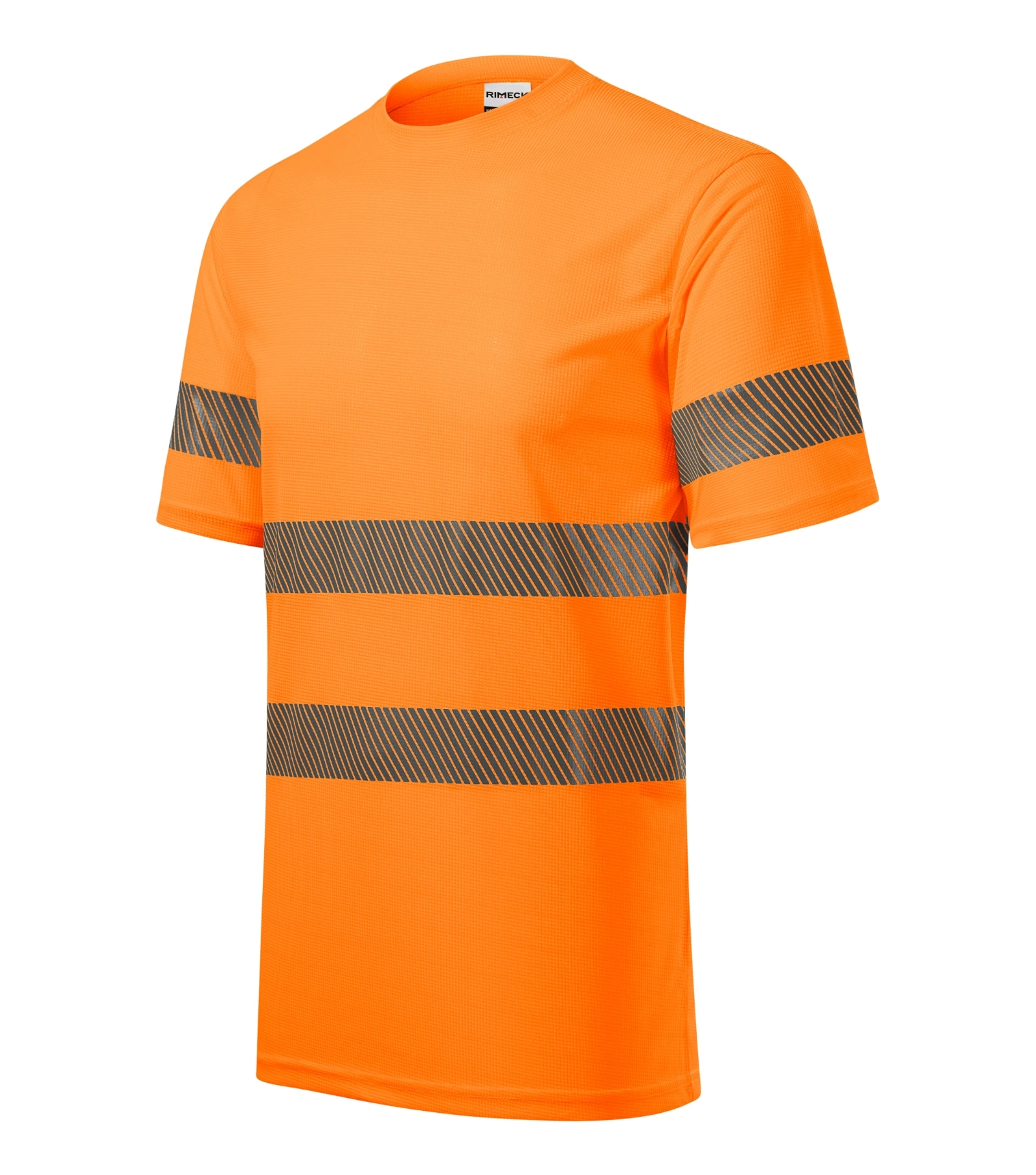 Grove Field - T-shirt unisex 100% polyester segmented retroreflective bands - 1V8, fluorescent orange, size S