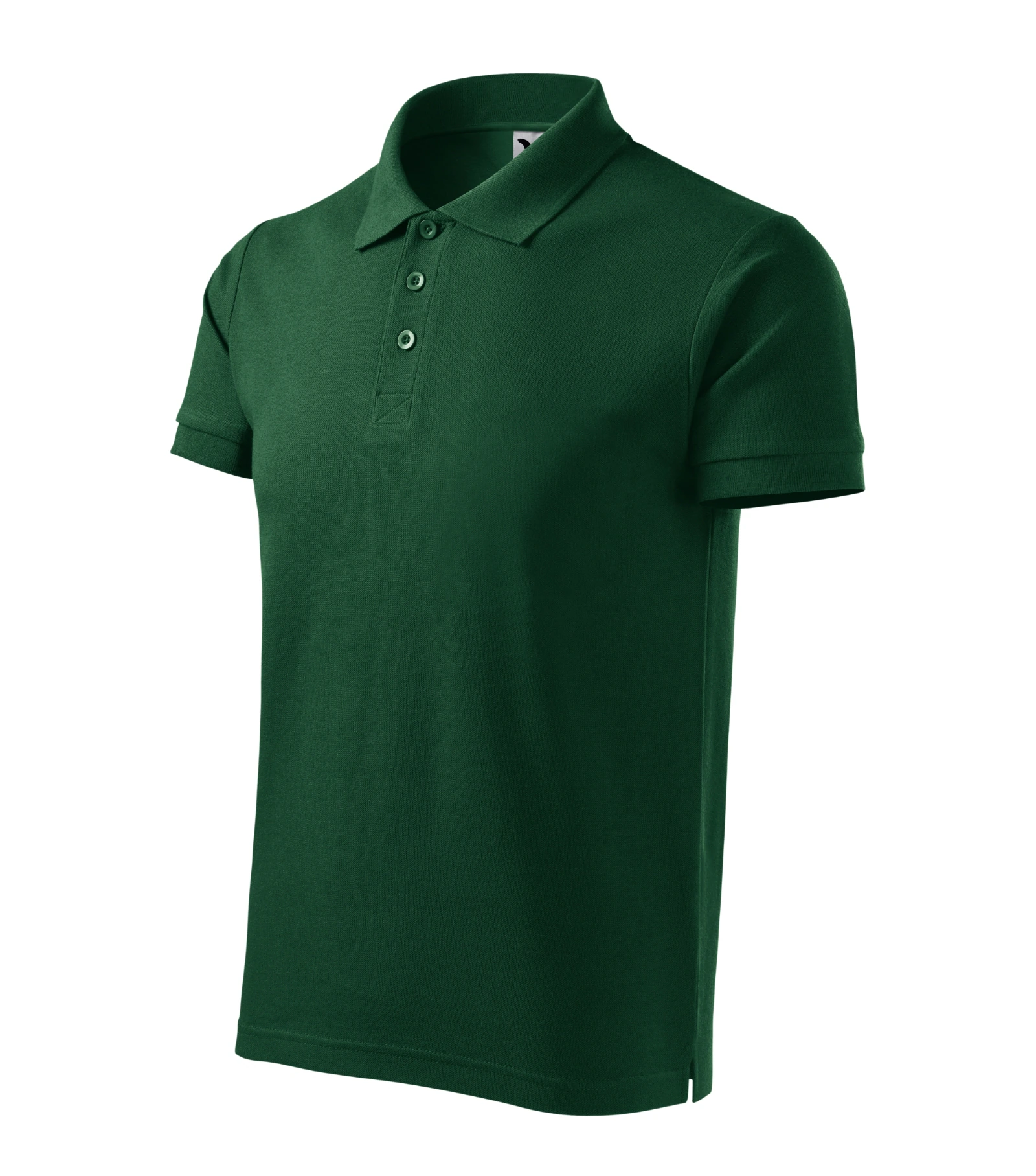 Sable Peak - Polo da uomo 100% cotone - 215, verde scuro, taglia S