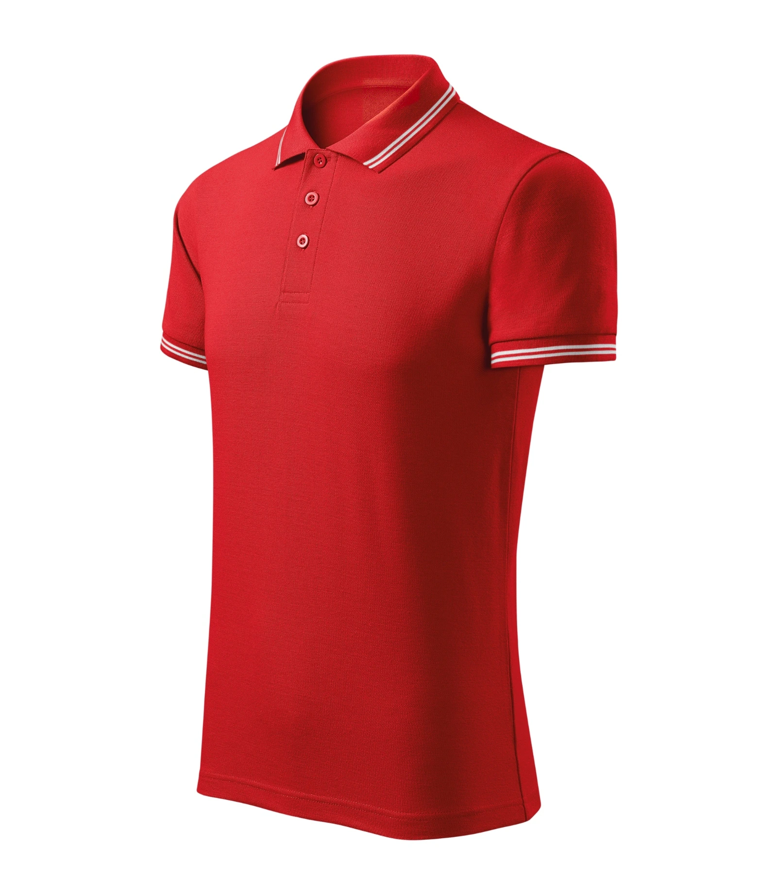 Indigo Ridge - Polo da uomo 65% cotone, 35% poliestere - 219, rosso, taglia S