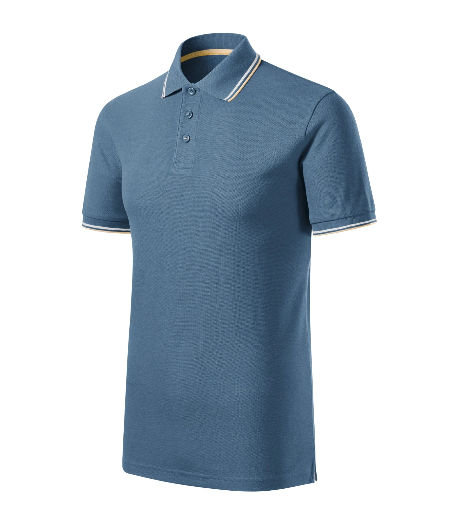 North Wave - Polo Shirt men's 65% cotton, 35% polyester - 232, denim, size S