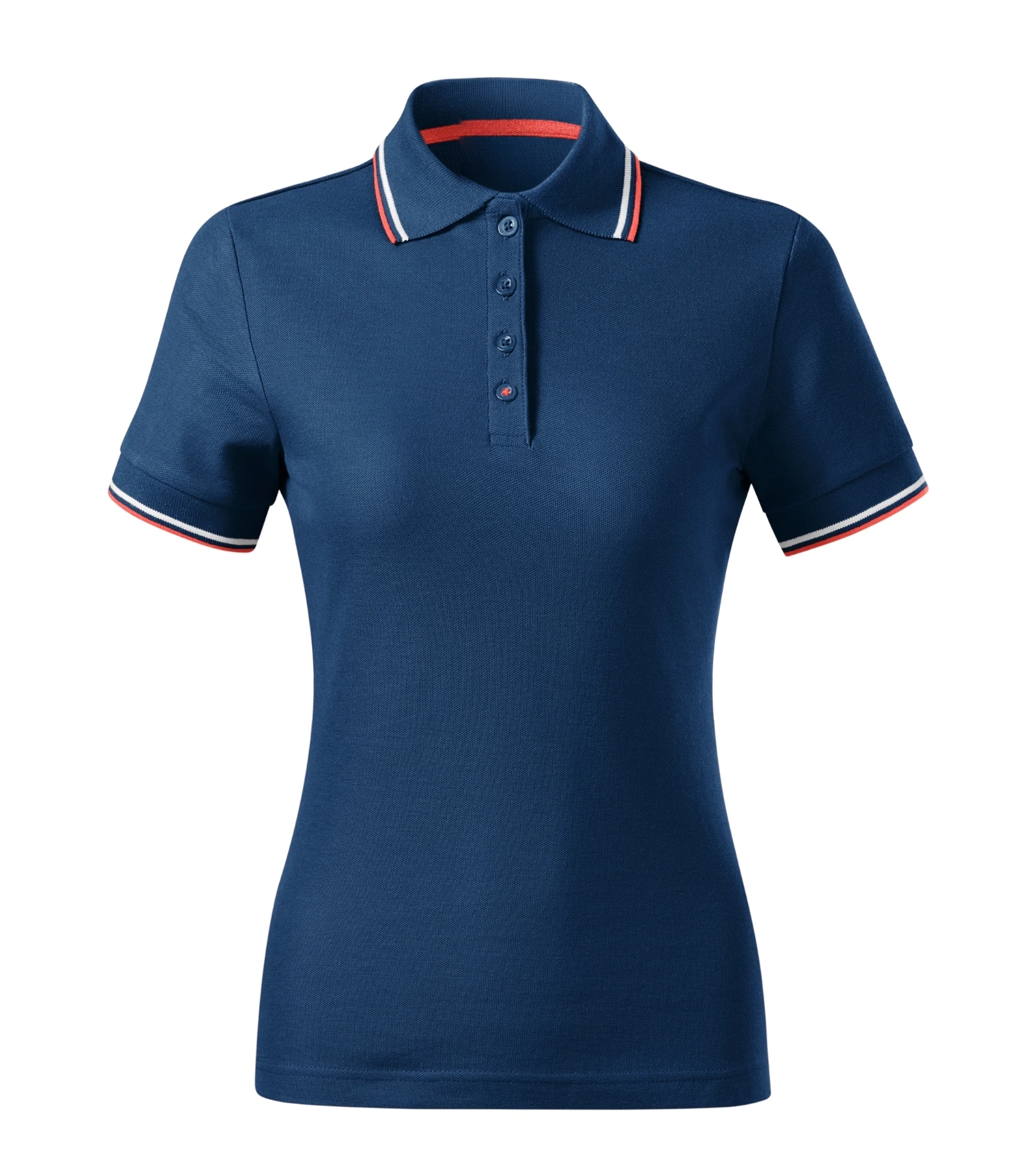 Alder Arc - Polo mujer 65% algodón, 35% poliéster - 233, azul medianoche, talla S
