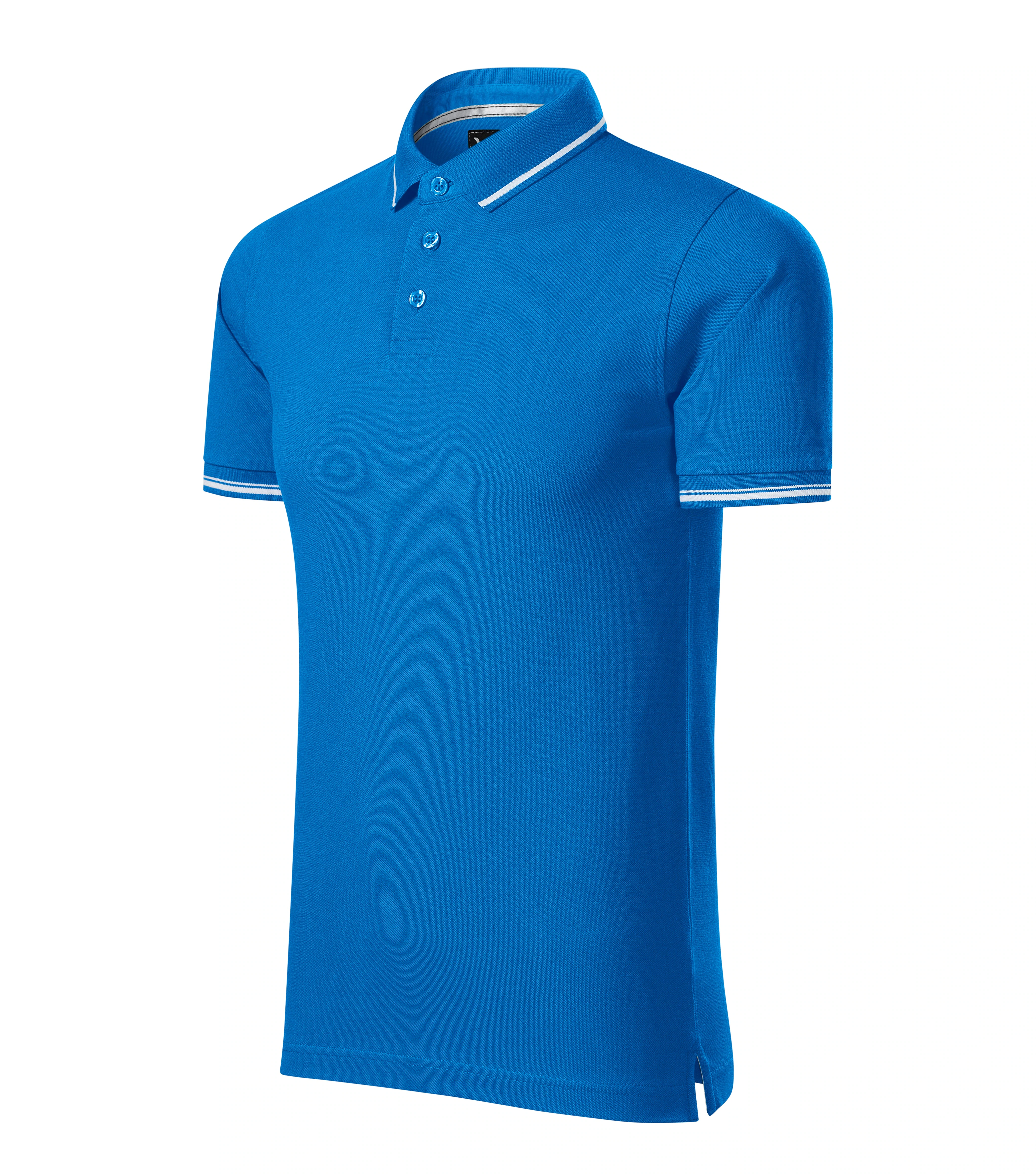 Pyroxen - Polo men's 95 % cotton 5% elastane - 251, snorkel blue, size S