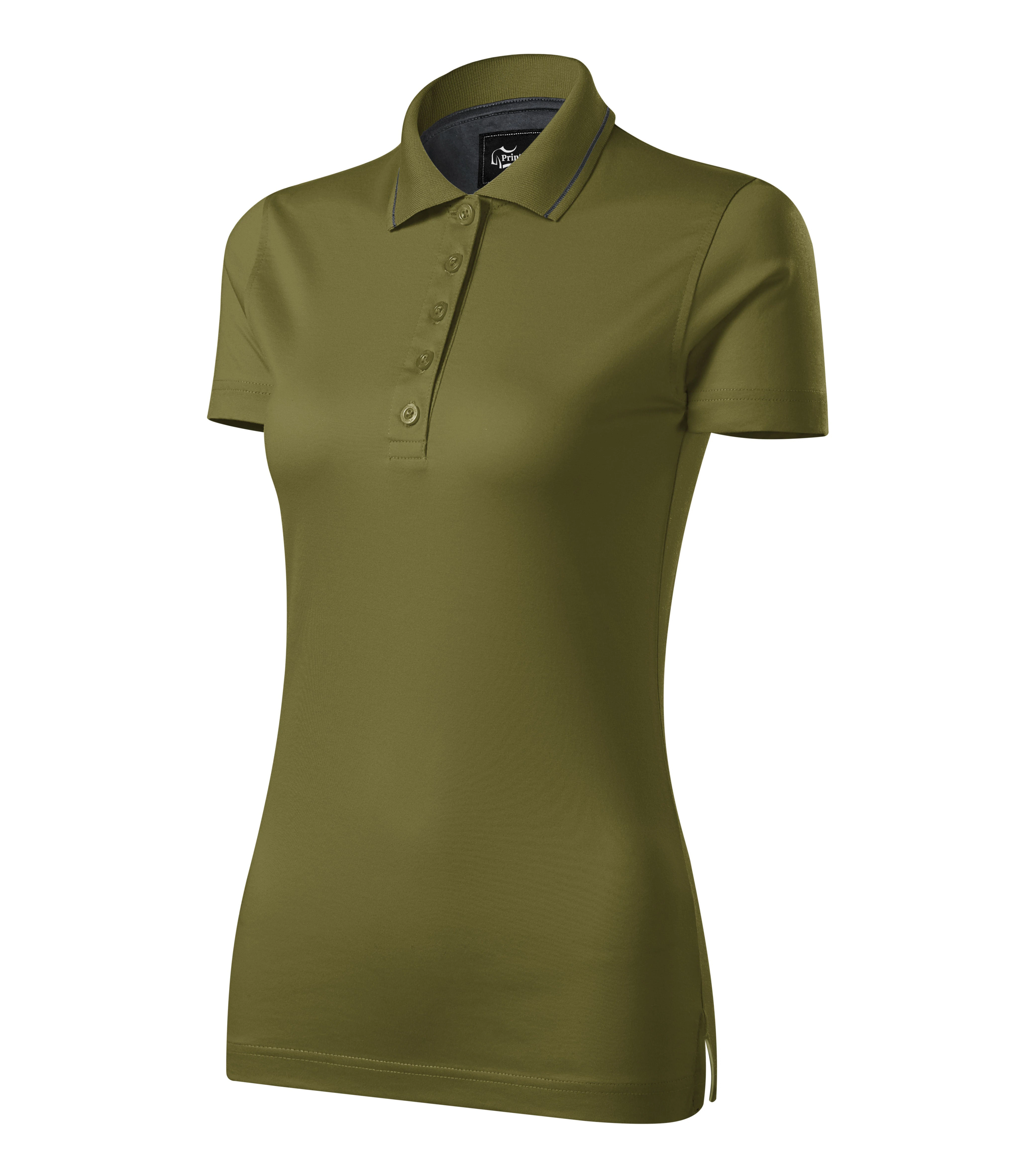 Tourmalina - Polo shirt women's 100% mercerized cotton - 269, avocado green, size XS