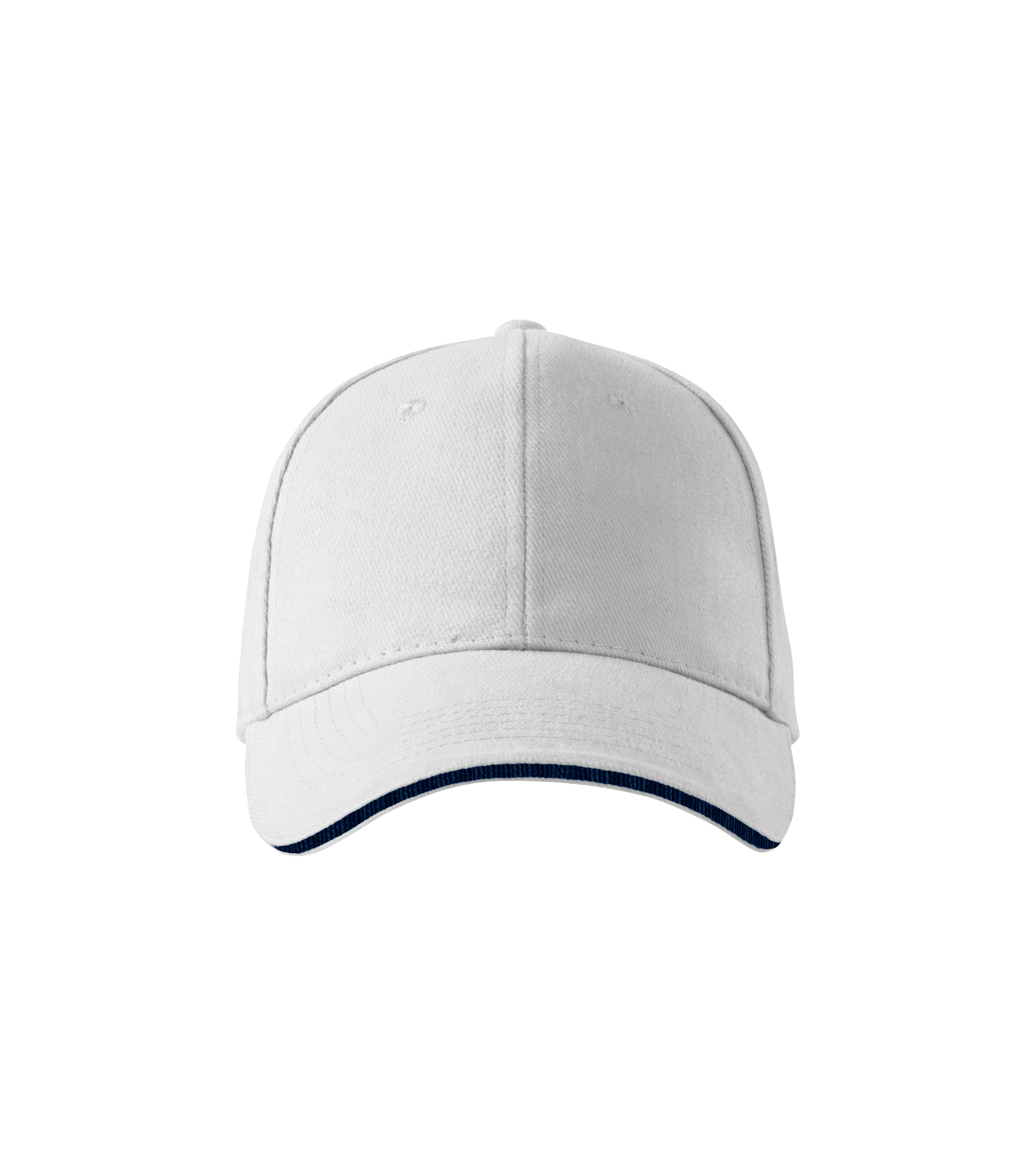 Cappellino unisex a contrasto 100% cotone - 306, bianco, taglia