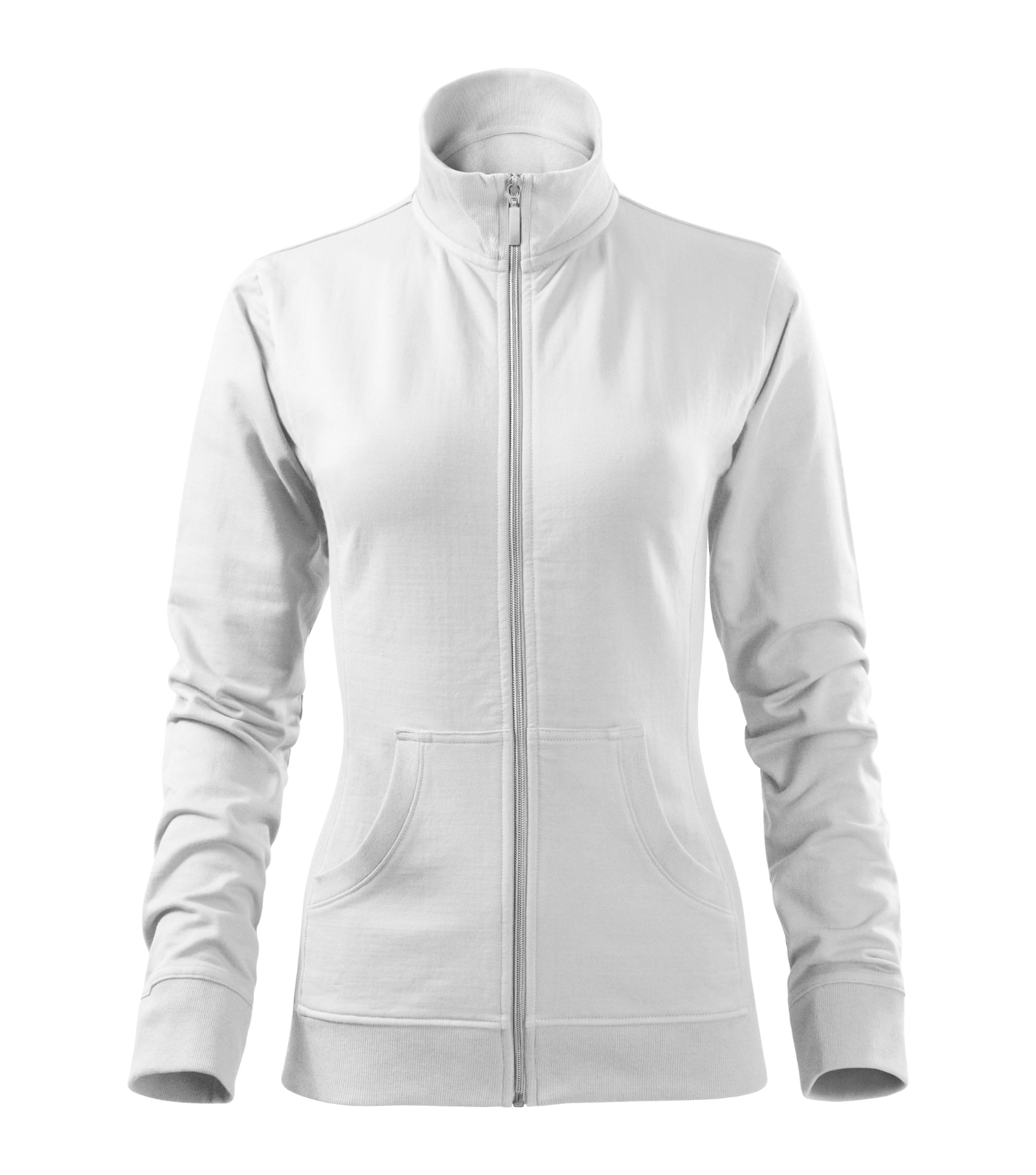 Vivid Pulse - Sweatshirt women's 97% cotton, 3% elastane - 409, white, size XS