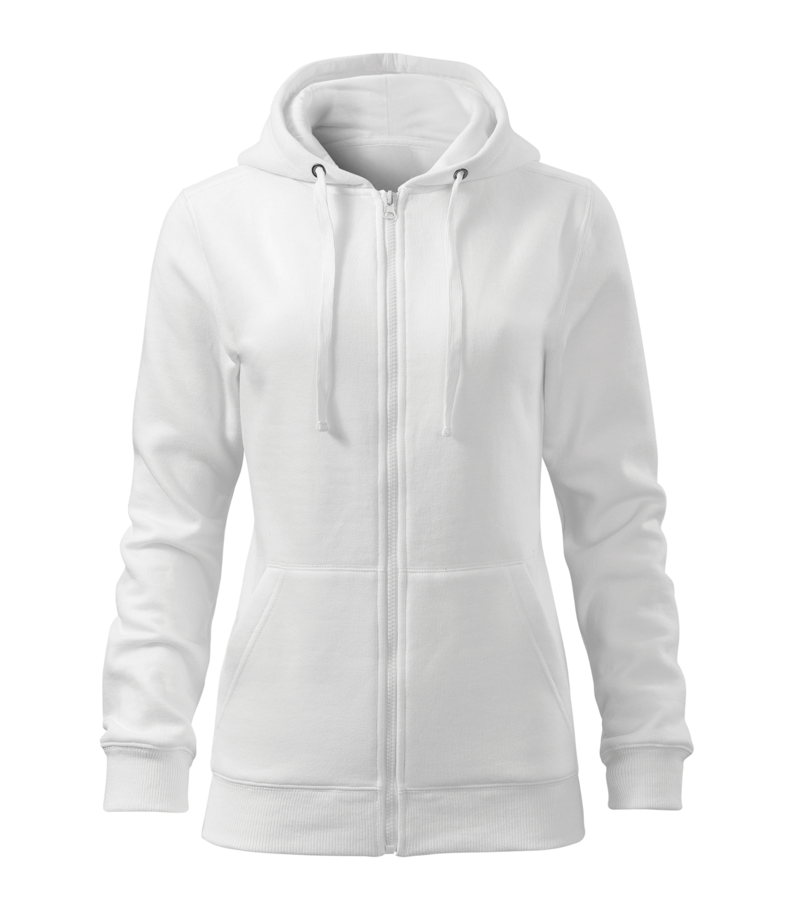 Indigo Crest - Sweatshirt women's 65% cotton, 35% polyester - 411, white, size XS