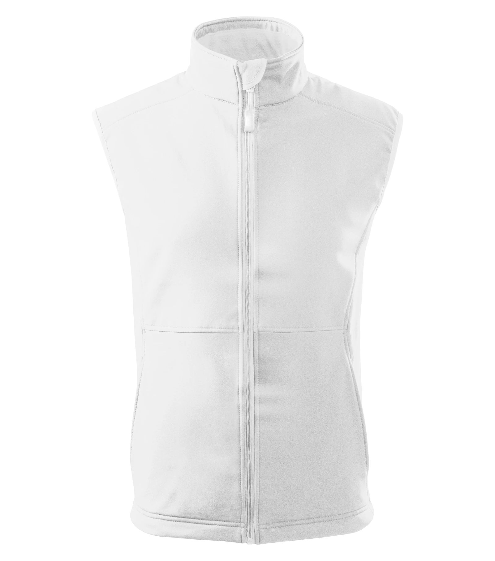 Vivid Ridge - Softshell Vest men's 94% polyester, 6% elastane Fleece: 100% polyester - 517, white, size S