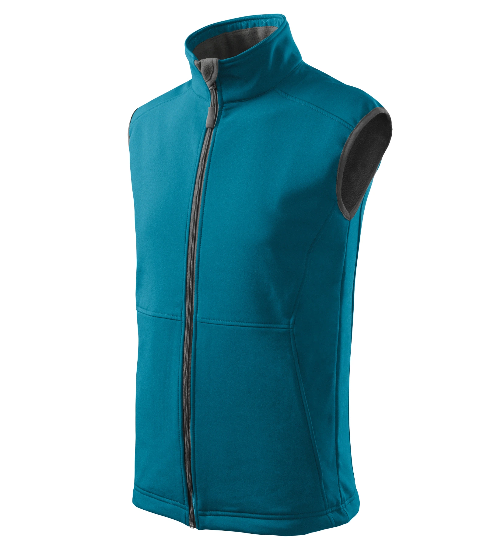 Vivid Ridge - Gilet softshell da uomo 94% poliestere, 6% elastan Pile: 100% poliestere - 517, turchese, taglia S