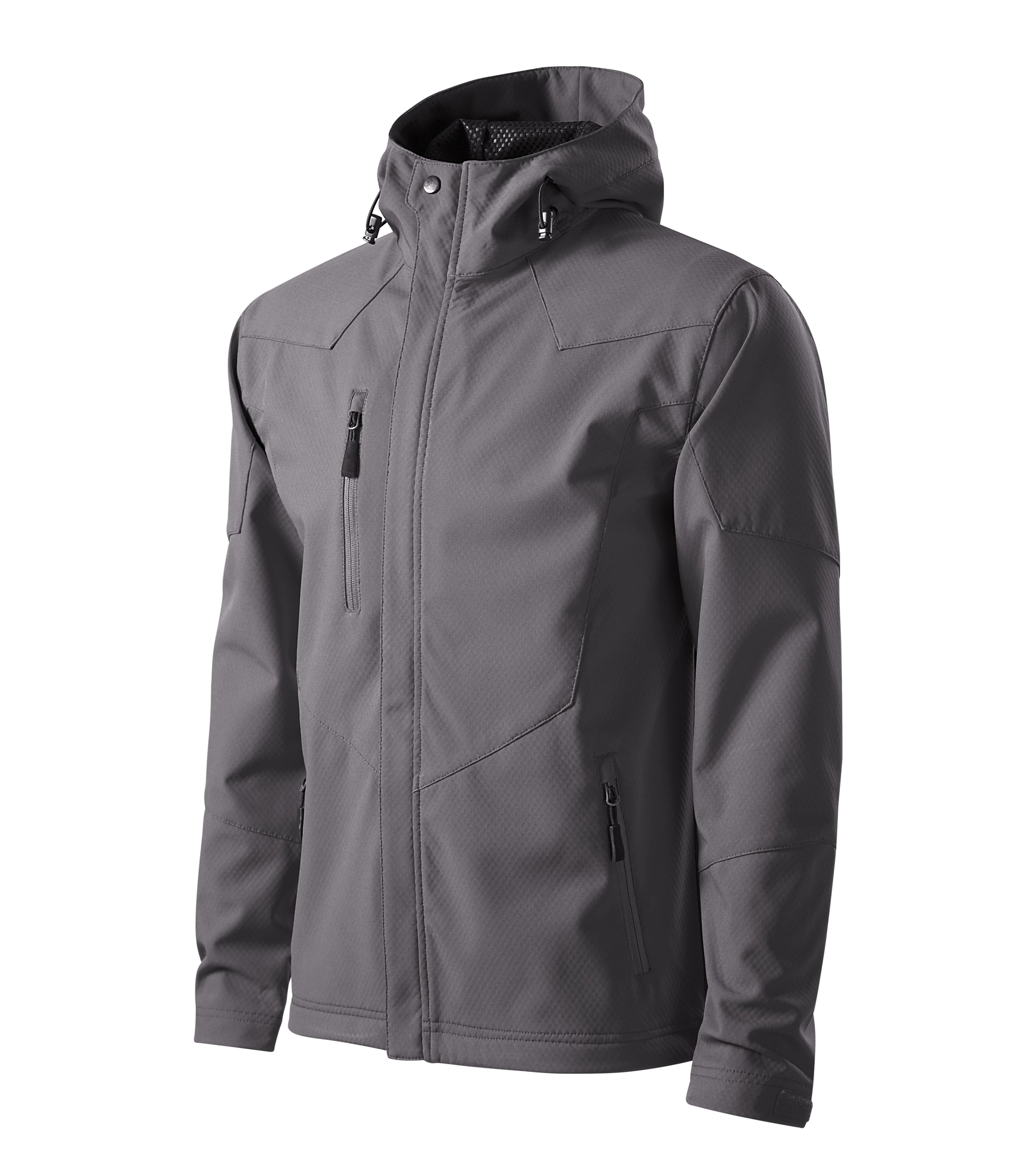 Zephyrline - Giacca softshell da uomo 96% poliestere 4% elastan - 531, grigio acciaio, taglia S