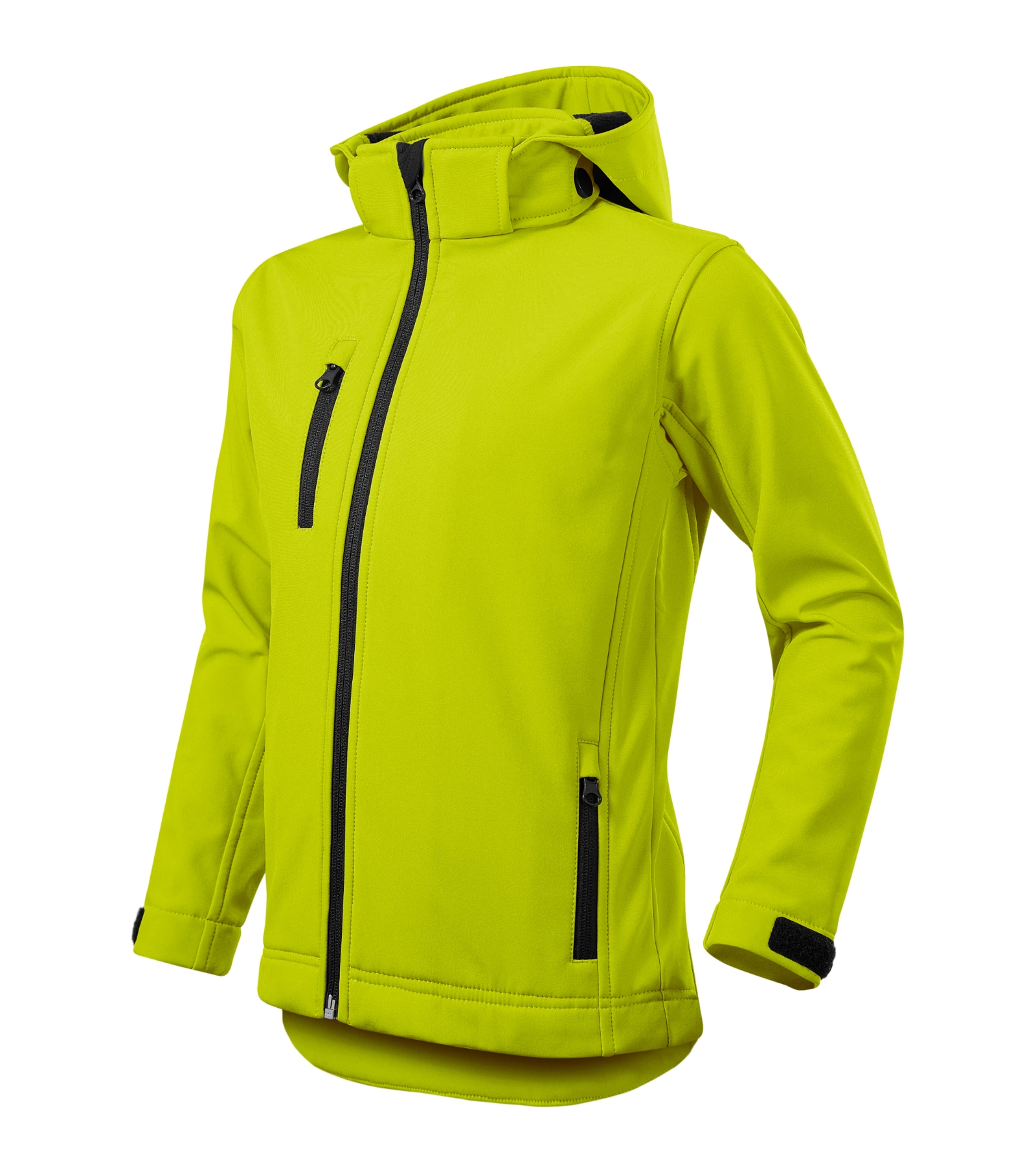 Drift Bloom - Giacca softshell da bambino 94% poliestere, 6% elastan membrana TPU micropile: 100% poliestere - 535, verde lime acceso, taglia 158 cm/12 years