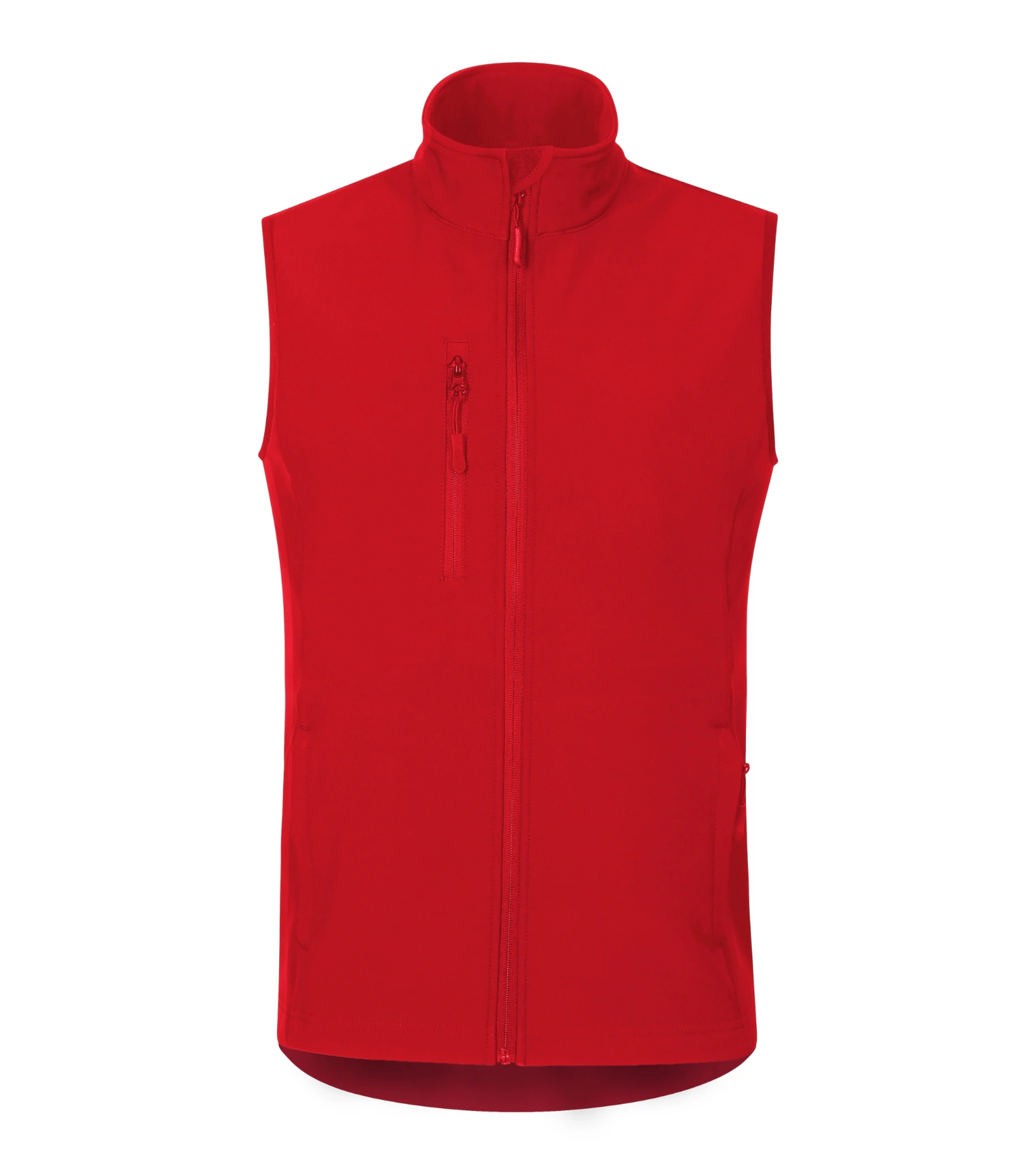 Verdant Harbor - Softshellová vesta pánské 96% polyester, 4% elastan - 568, Červená, velikost S