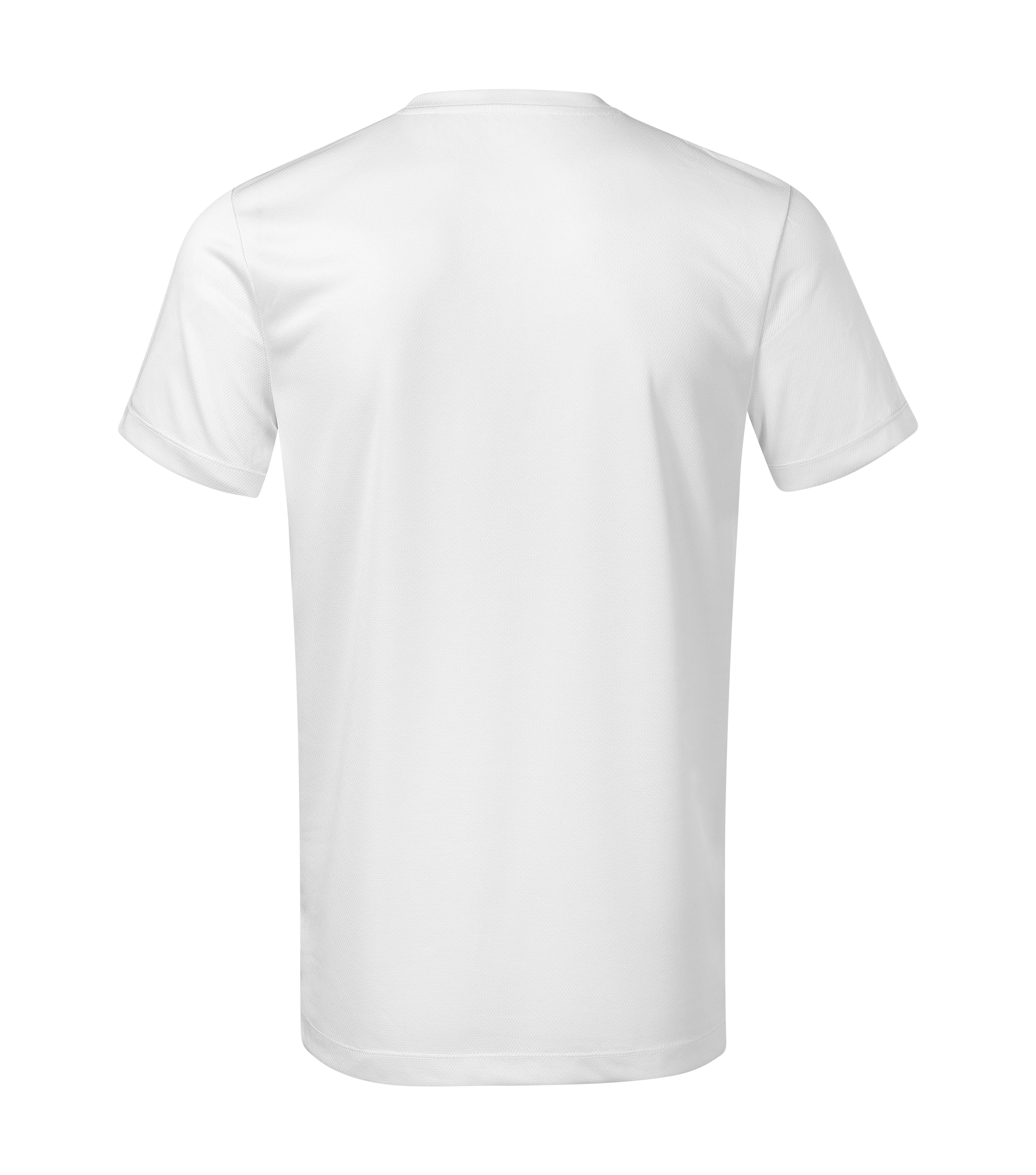Trail Core - T-shirt men's 100% micro polyester - 810, white, size S