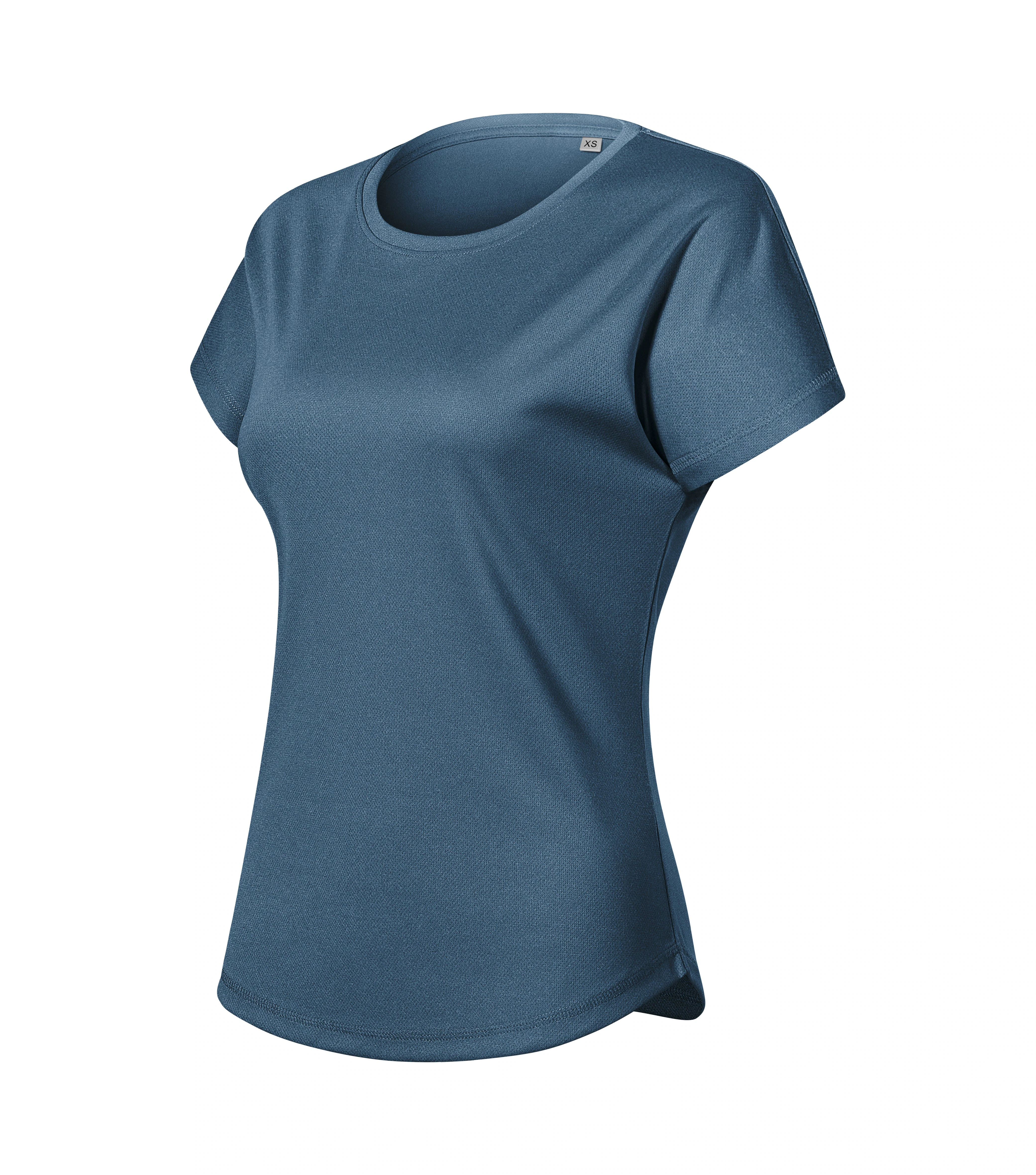Drift Halo - T-shirt women‘s 100% recycled micro polyester - 811, dark denim melange, size XS