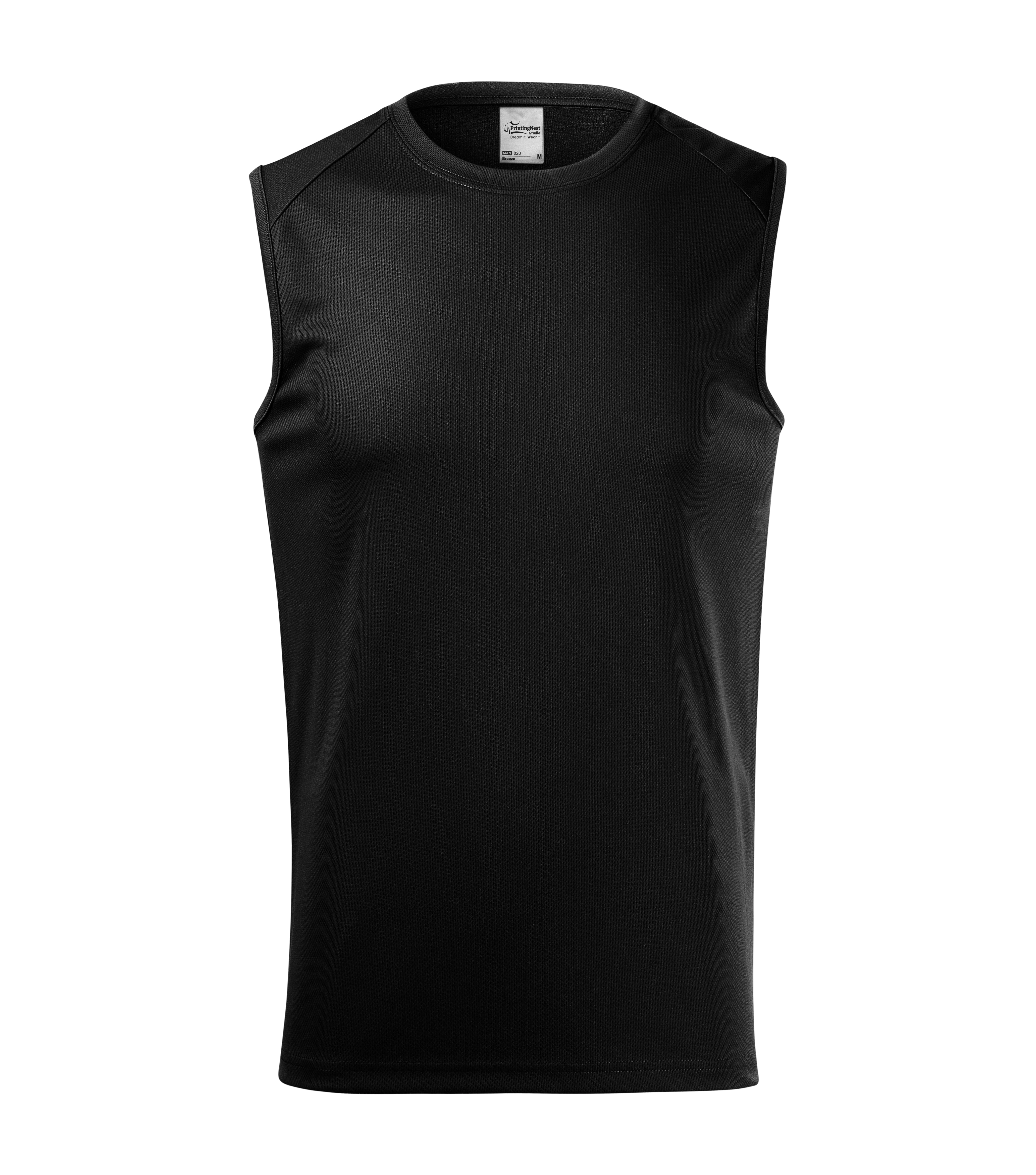 Obsidian Path - Top pánske 100% polyester - 820, Čierna, veľkosť S