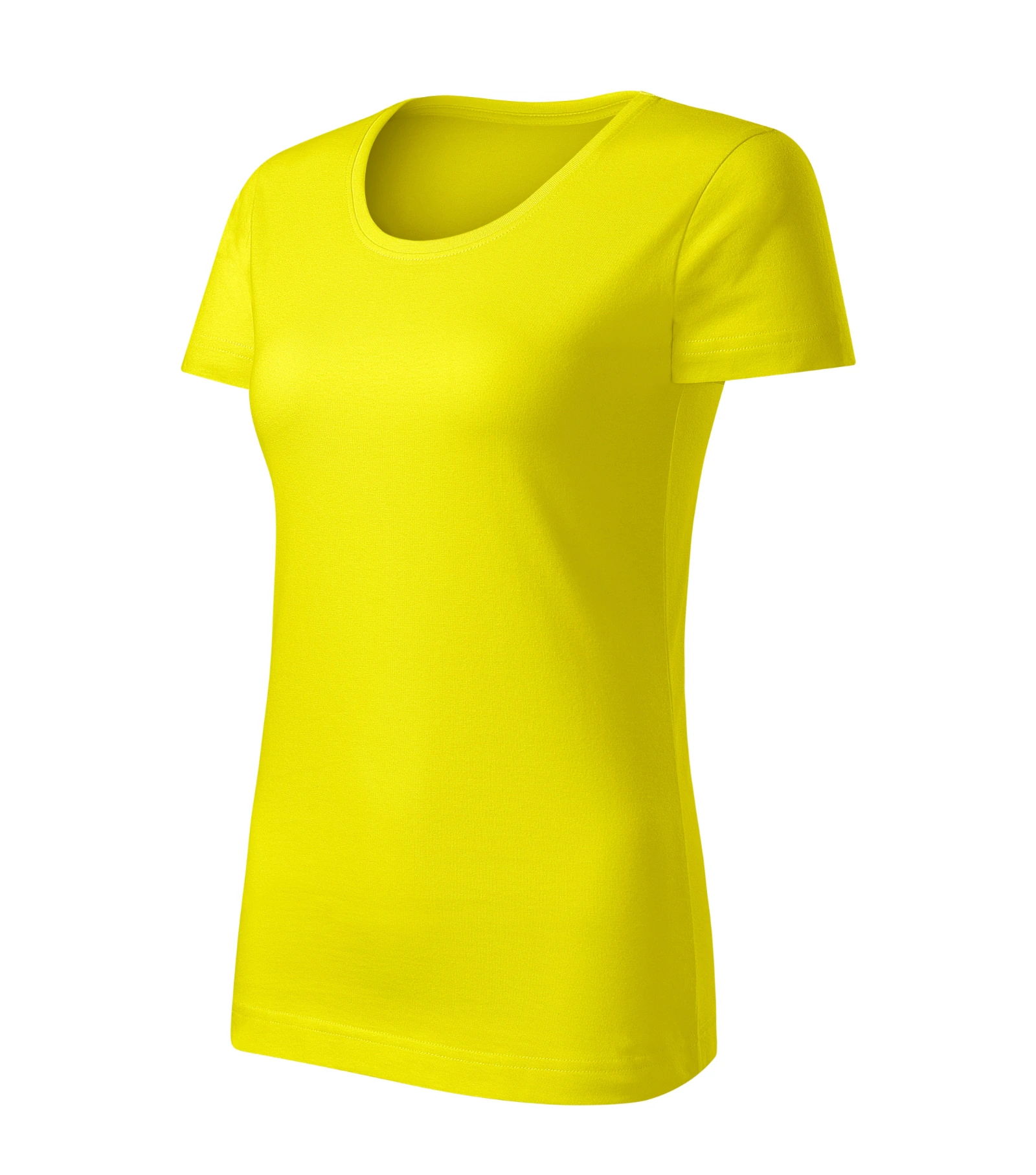 Solace Harbor - T-shirt women's 100% organic cotton - 821, lemon, size XS