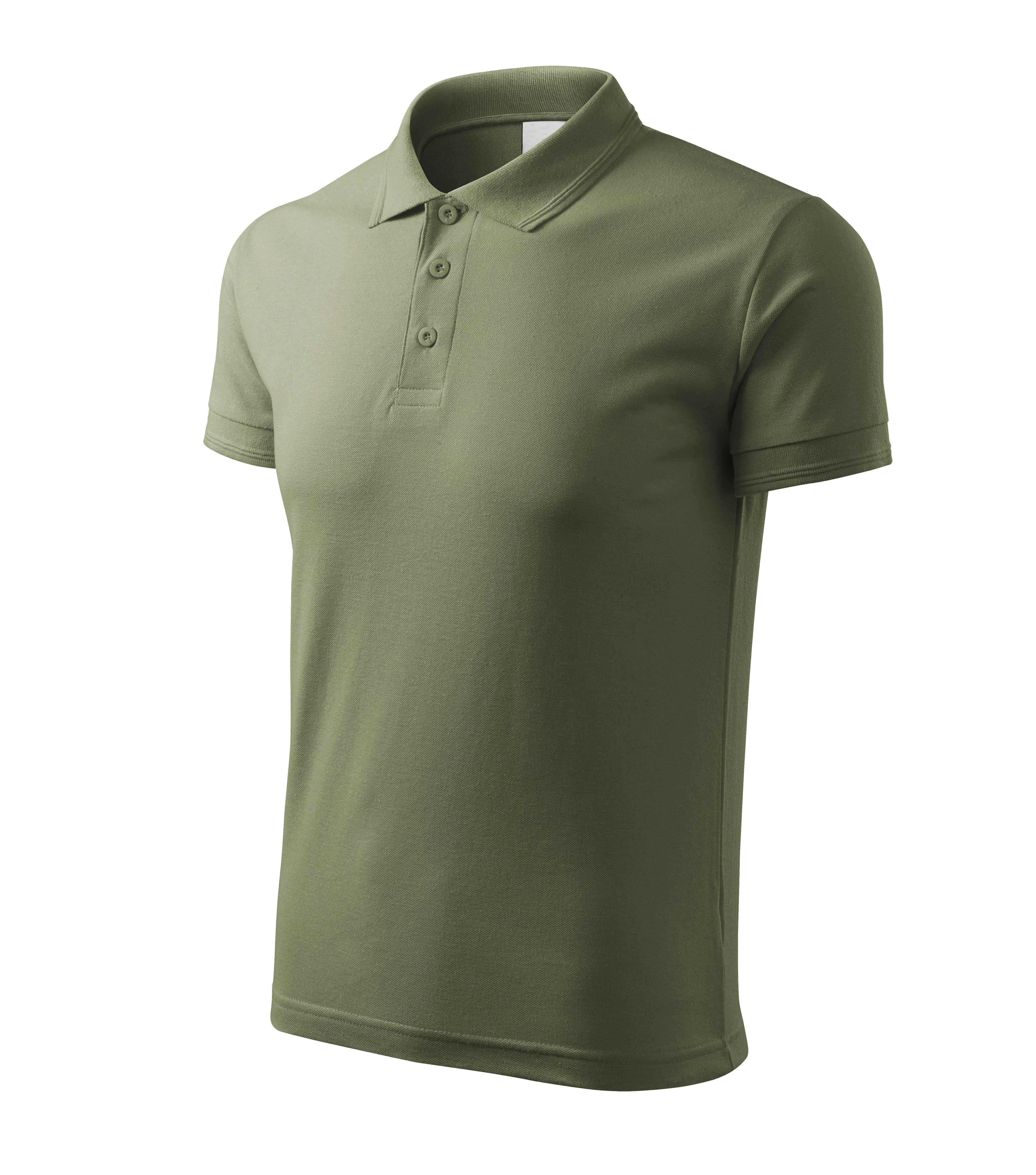 Solvante - Polo shirt men's 65% cotton 35% polyester FREE - F03, khaki, size S