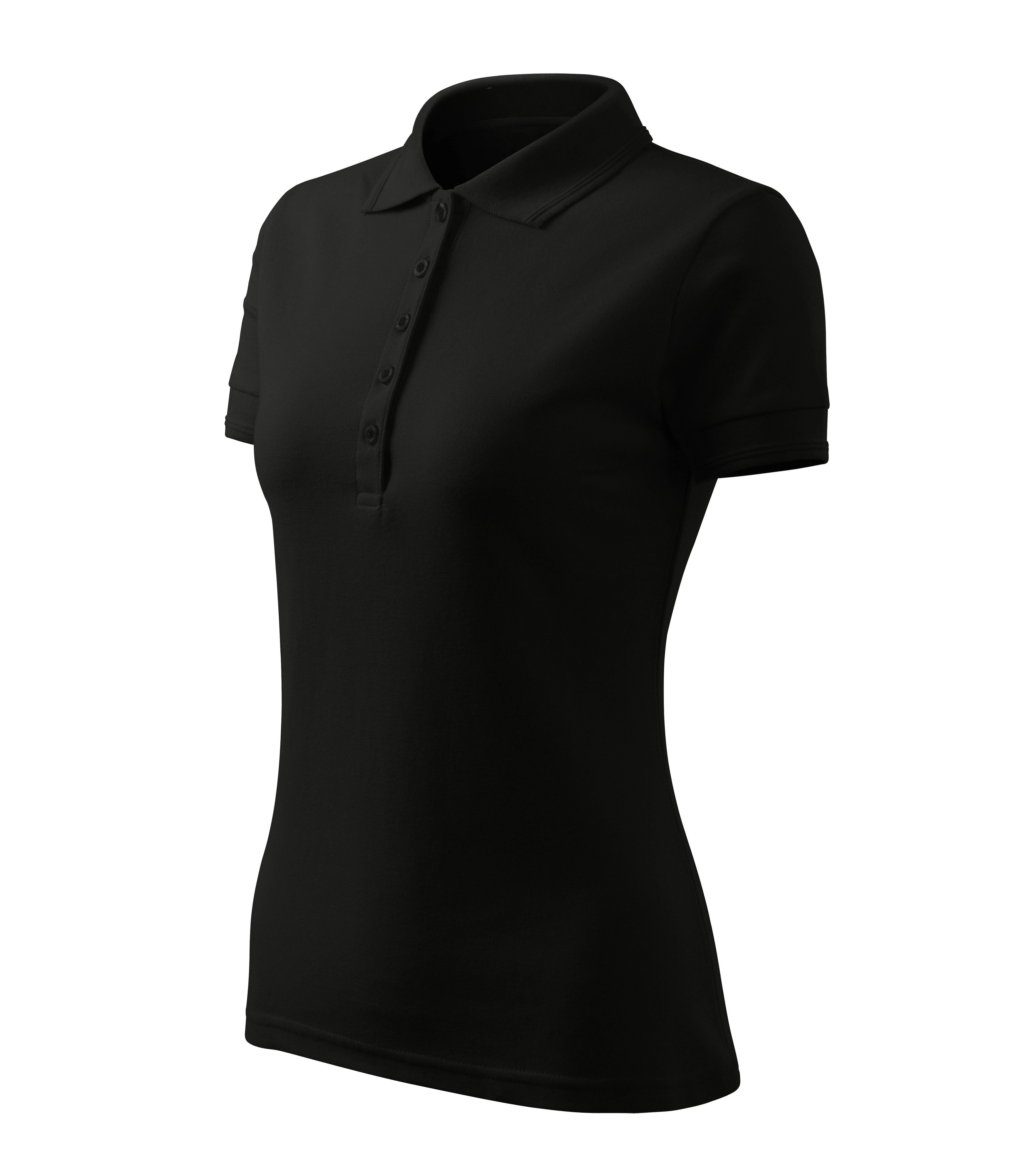 Celestine - Polo shirt women's 65% cotton 35% polyester FREE - F10, black, size S