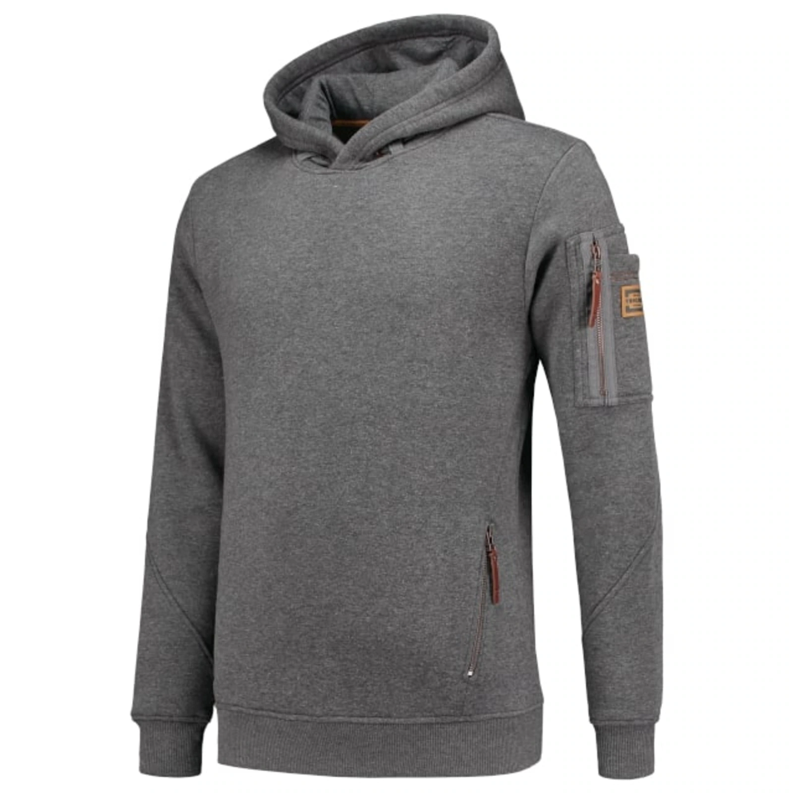 Zephyr Field - Sweatshirt men's 80% cotton, 20% polyester - T42, stone melange, size 3XL