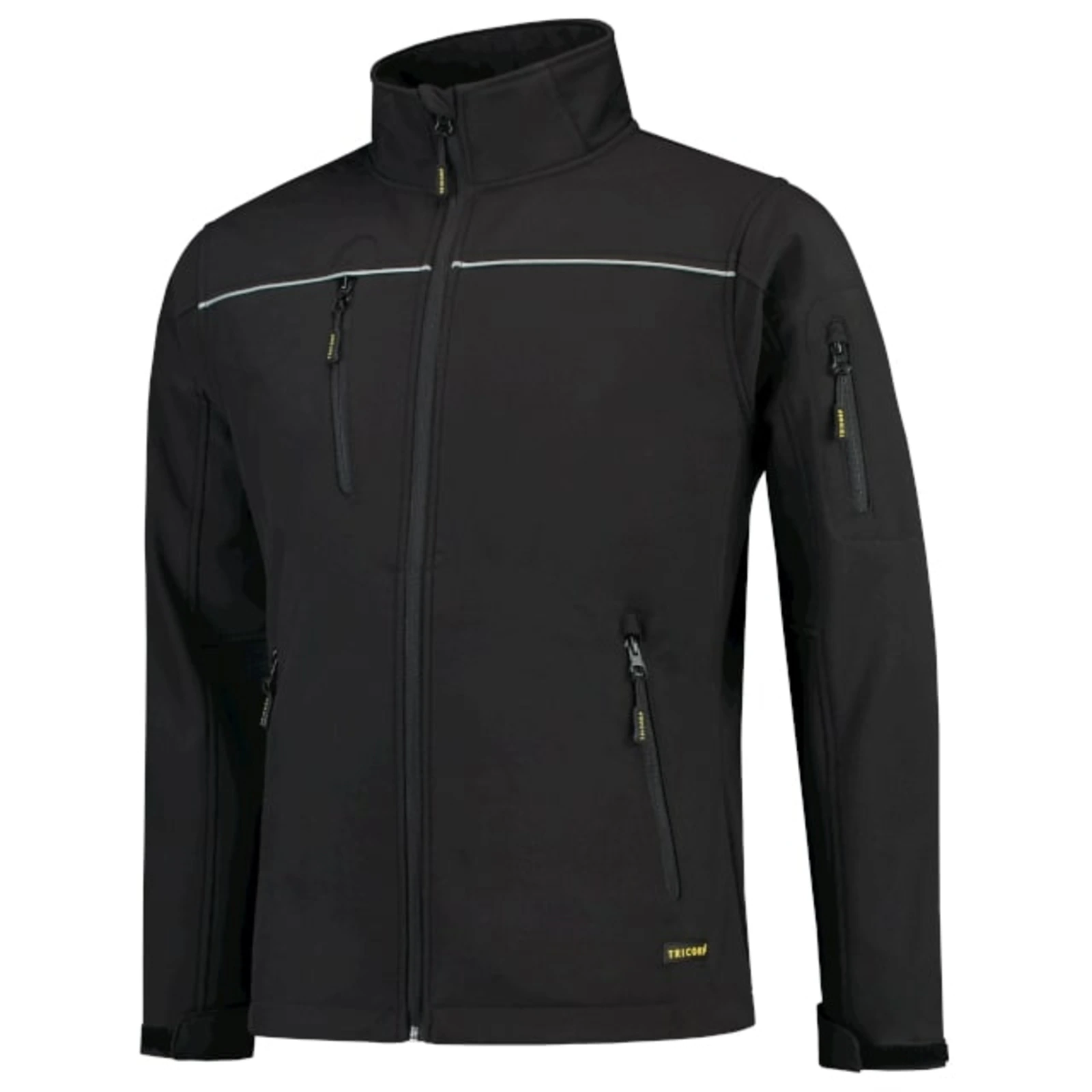Lumen Arc - Softshell Jacket unisex 100% polyester + PU membrane - T53, black, size S