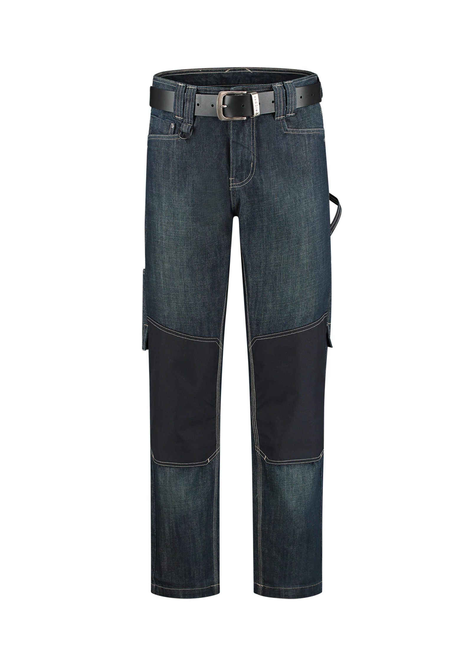 Drift Rise - Vaqueros de trabajo unisex 100% algodón - T60, denim azul, talla 29/32