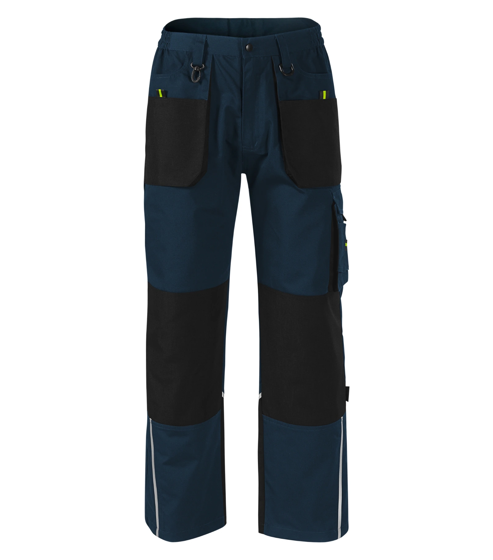 Flint Line - Pantalón de trabajo hombre 65% poliéster, 35% algodón - W03, marino azul, talla 44/46