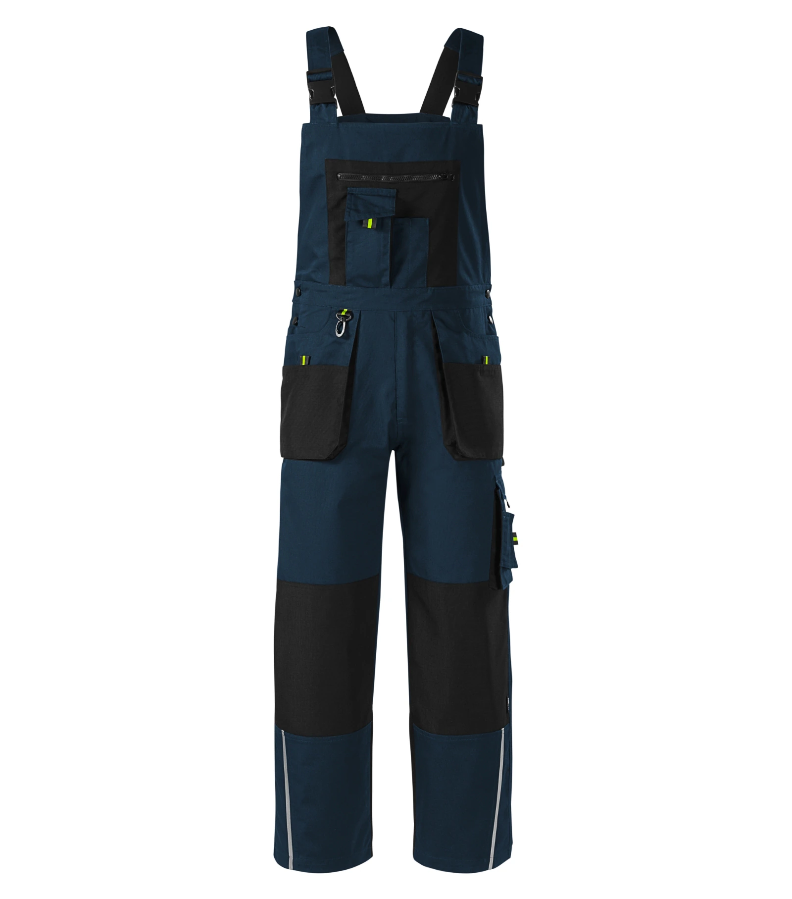 Terra Line - Pracovní kalhoty s laclem pánské 65% polyester, 35% bavlna - W04, námořnická modrá, velikost 44/46
