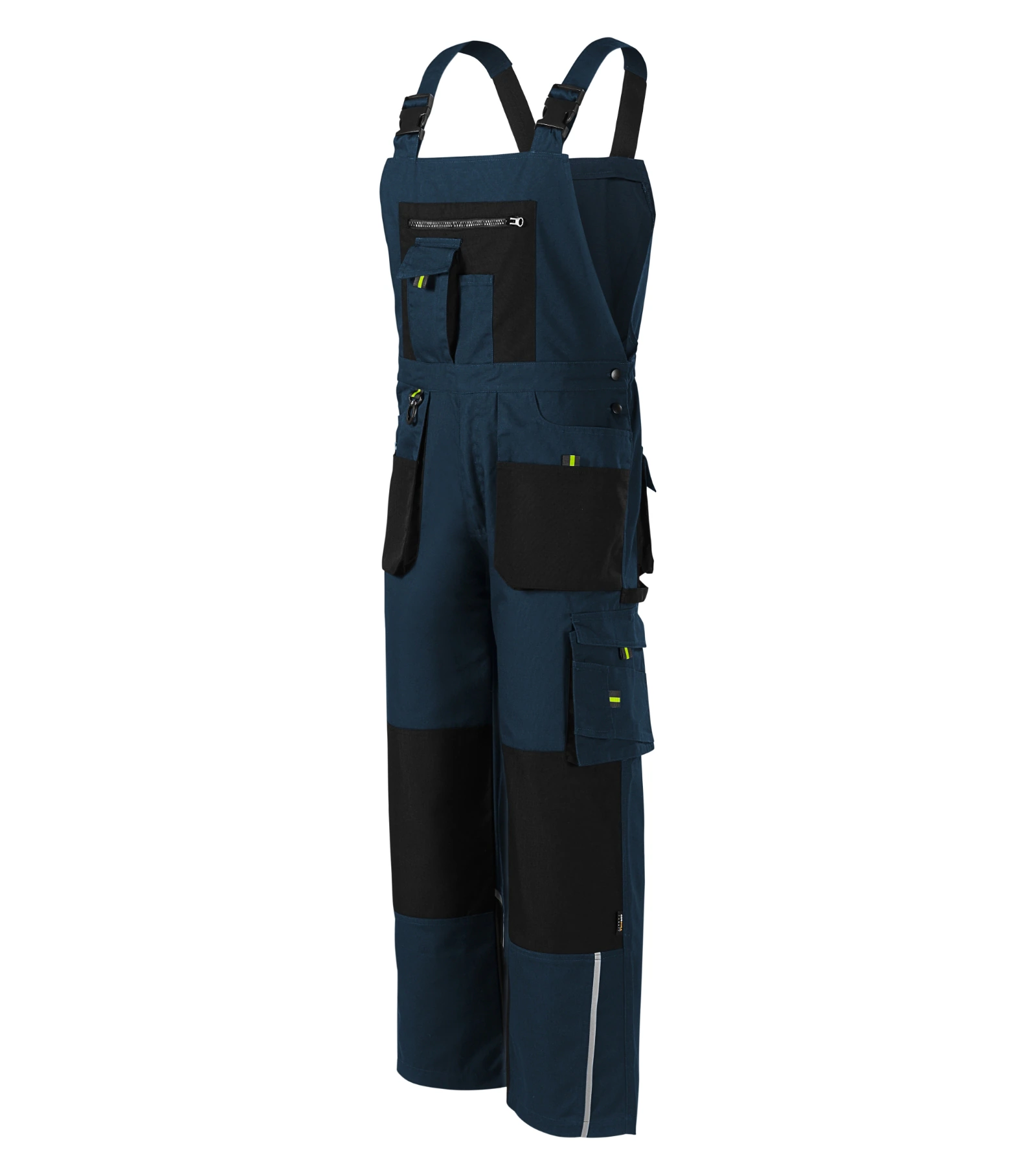 Terra Line - Work Bib Trousers men's 65% polyester, 35% cotton - W04, navy blue, size 44/46