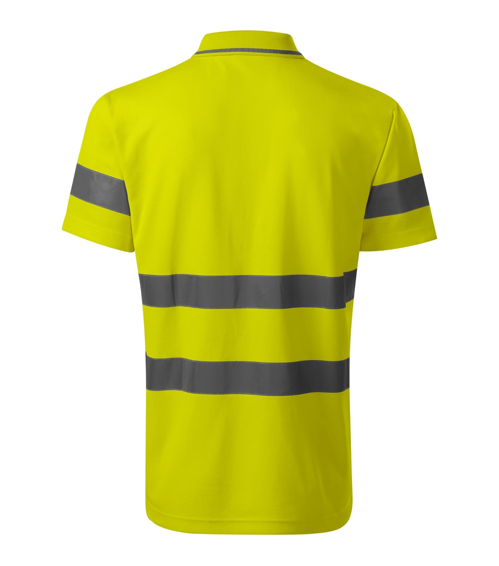 Quartz Pulse - Polo Shirt unisex 55% cotton, 45% polyester - 2V9 in fluorescent yellow